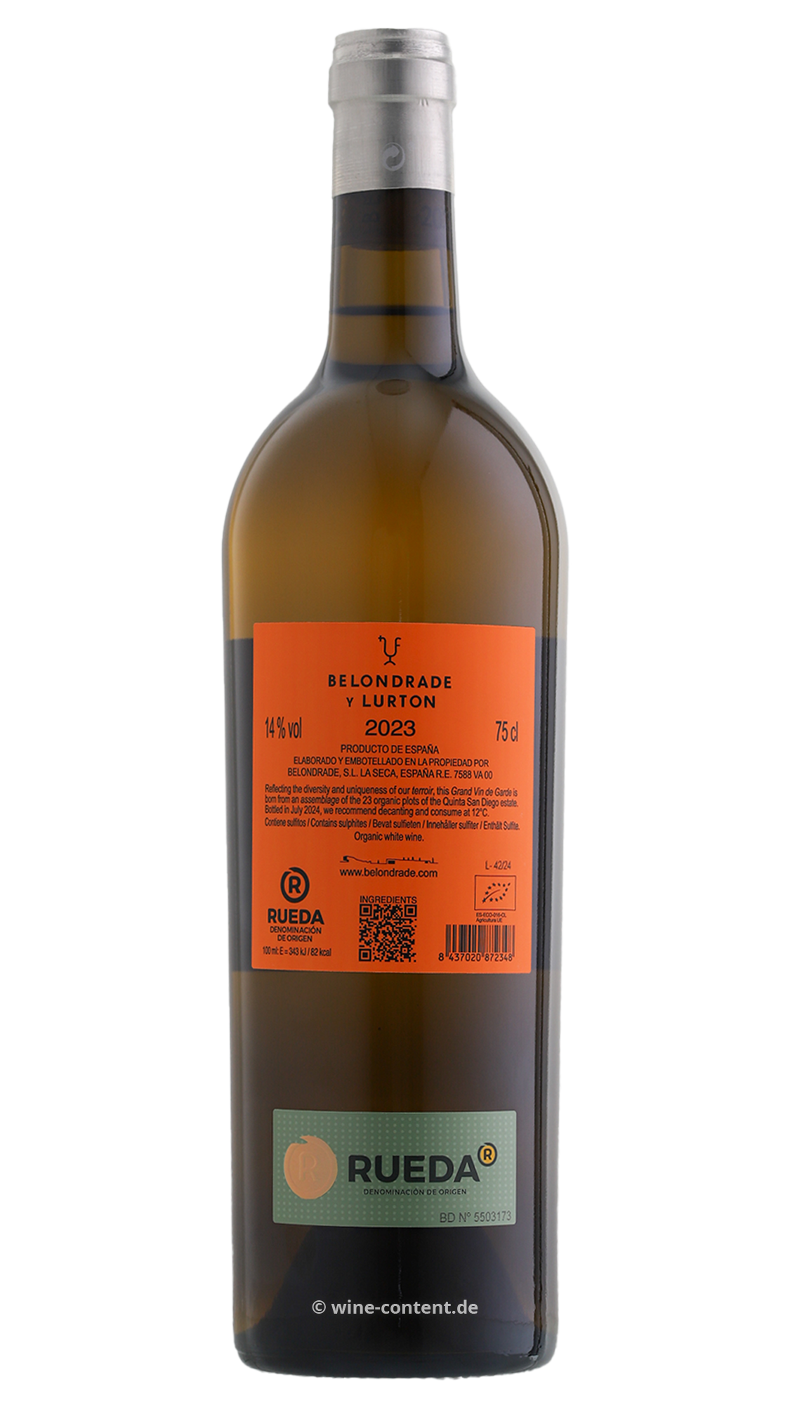 Verdejo 2023 Belondrade y Lurton Bio