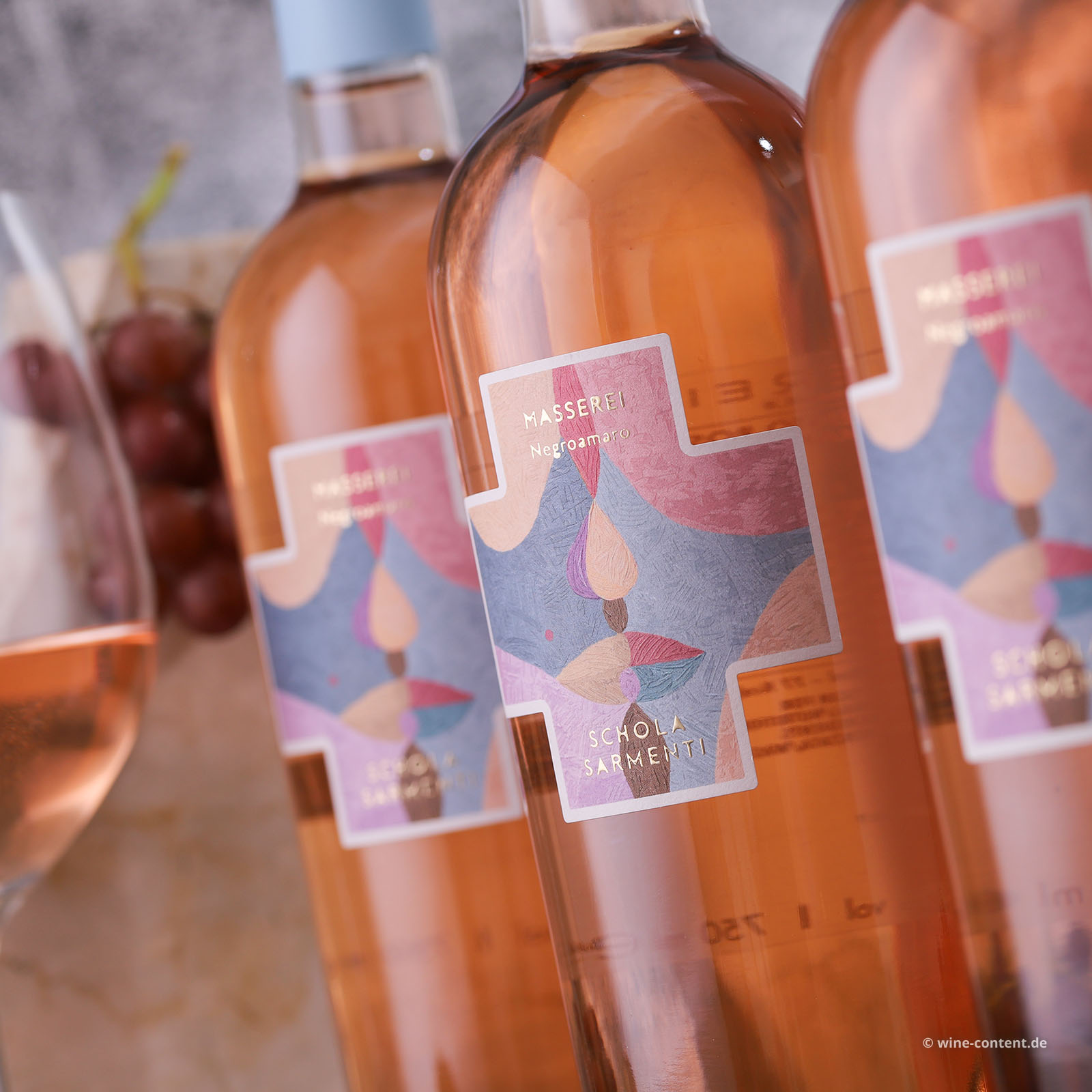 6er-Sparpaket Negroamaro Salento Rosato 2025 Masserei