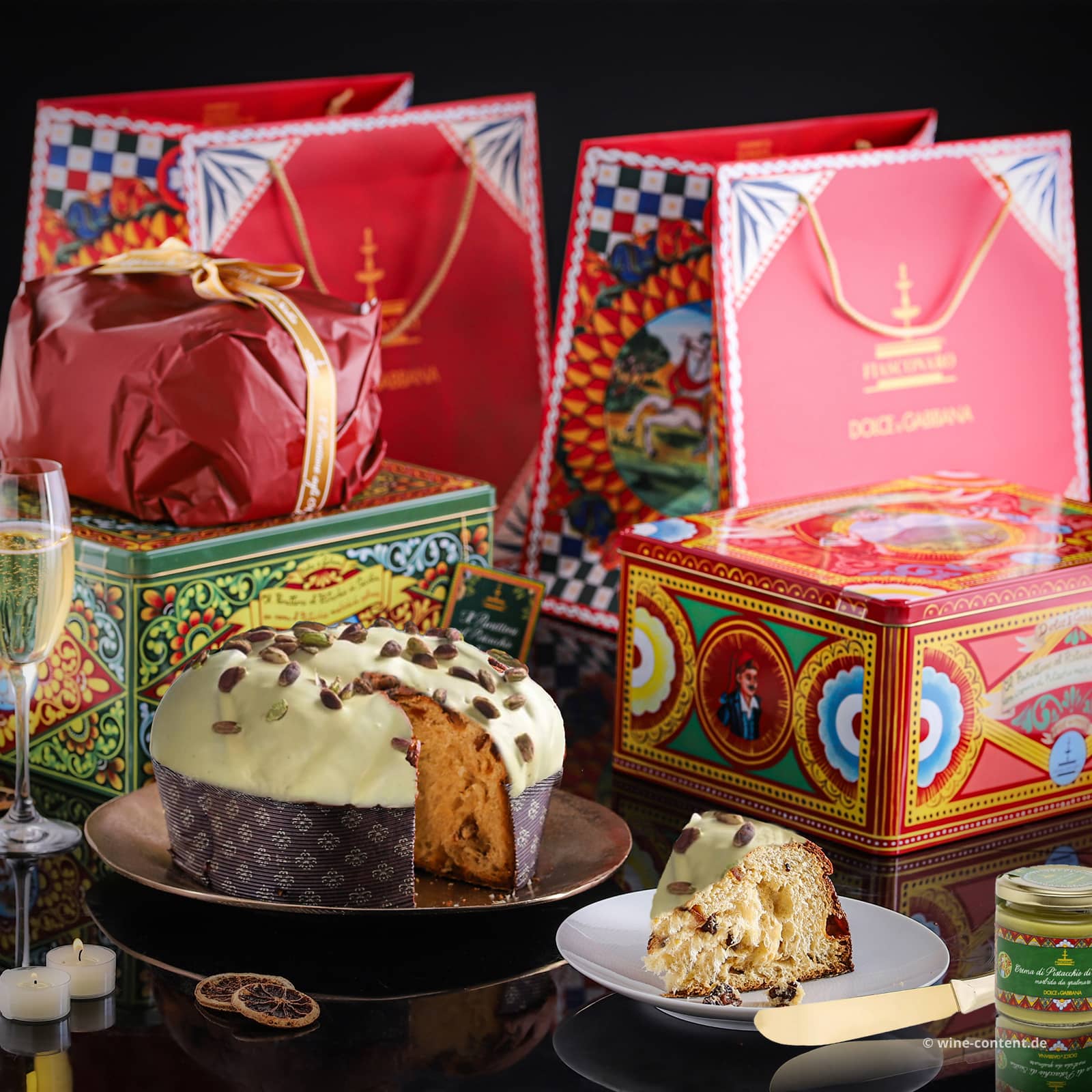 2x Panettone mit sizilianischen Pistazien Dolce & Gabbana