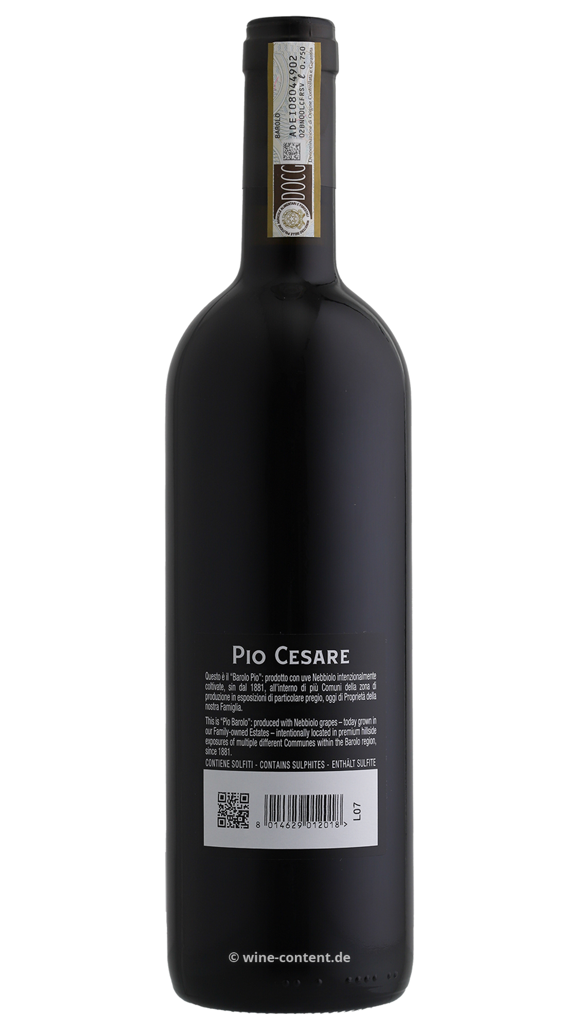 Barolo 2020 Pio