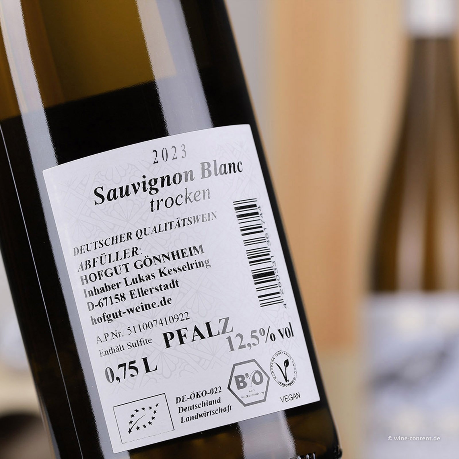 Sauvignon Blanc 2023 Gönnheim Bio