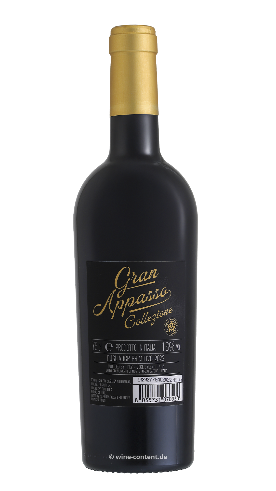 6er-Sparpaket Primitivo 2022 Gran Appasso Collezione