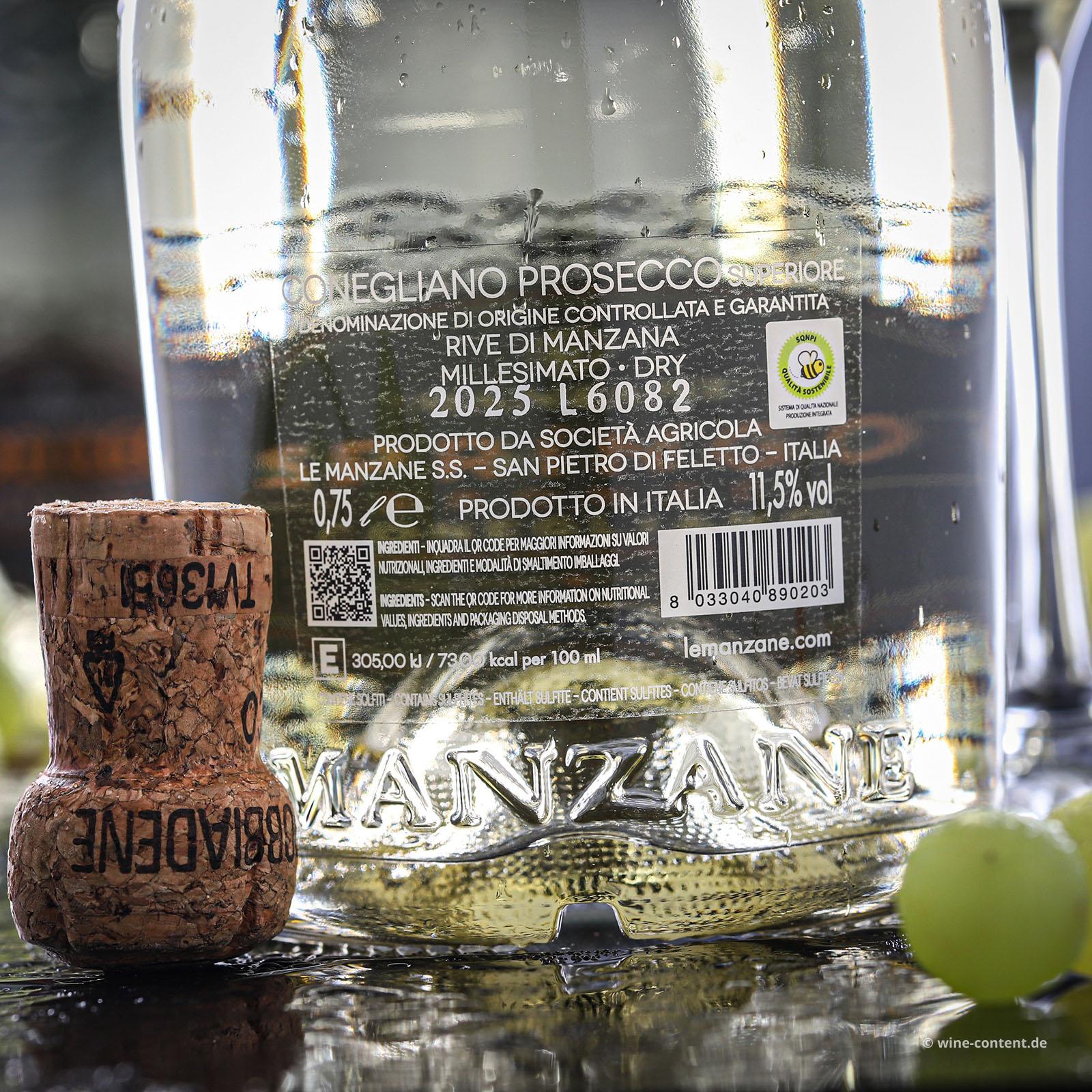 Prosecco Superiore 2025 Rive di Manzana Springo Bronze Dry