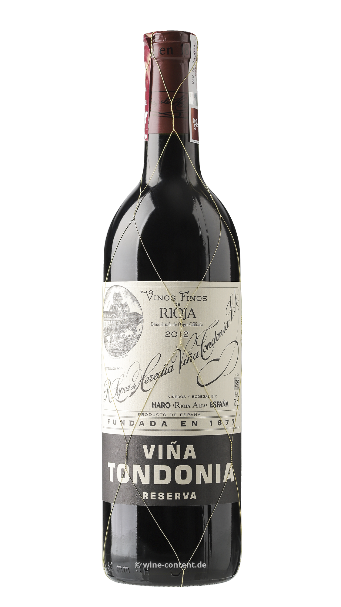 Rioja Reserva 2012 Viña Tondonia Rioja Reserva 2012 Viña Tondonia