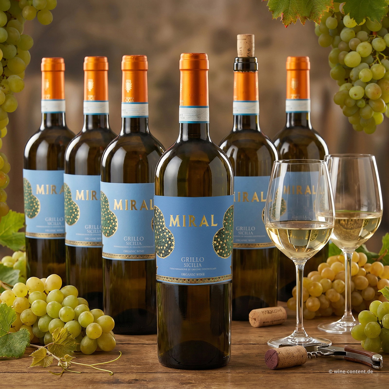 6er-Sparpaket Grillo Sicilia 2025 Miral Bio