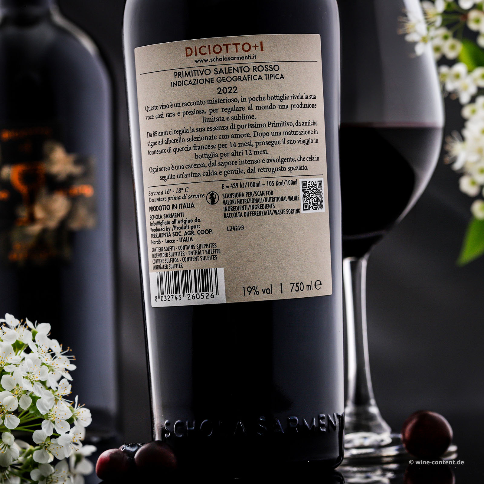 Primitivo Salento 2022 Diciotto +1
