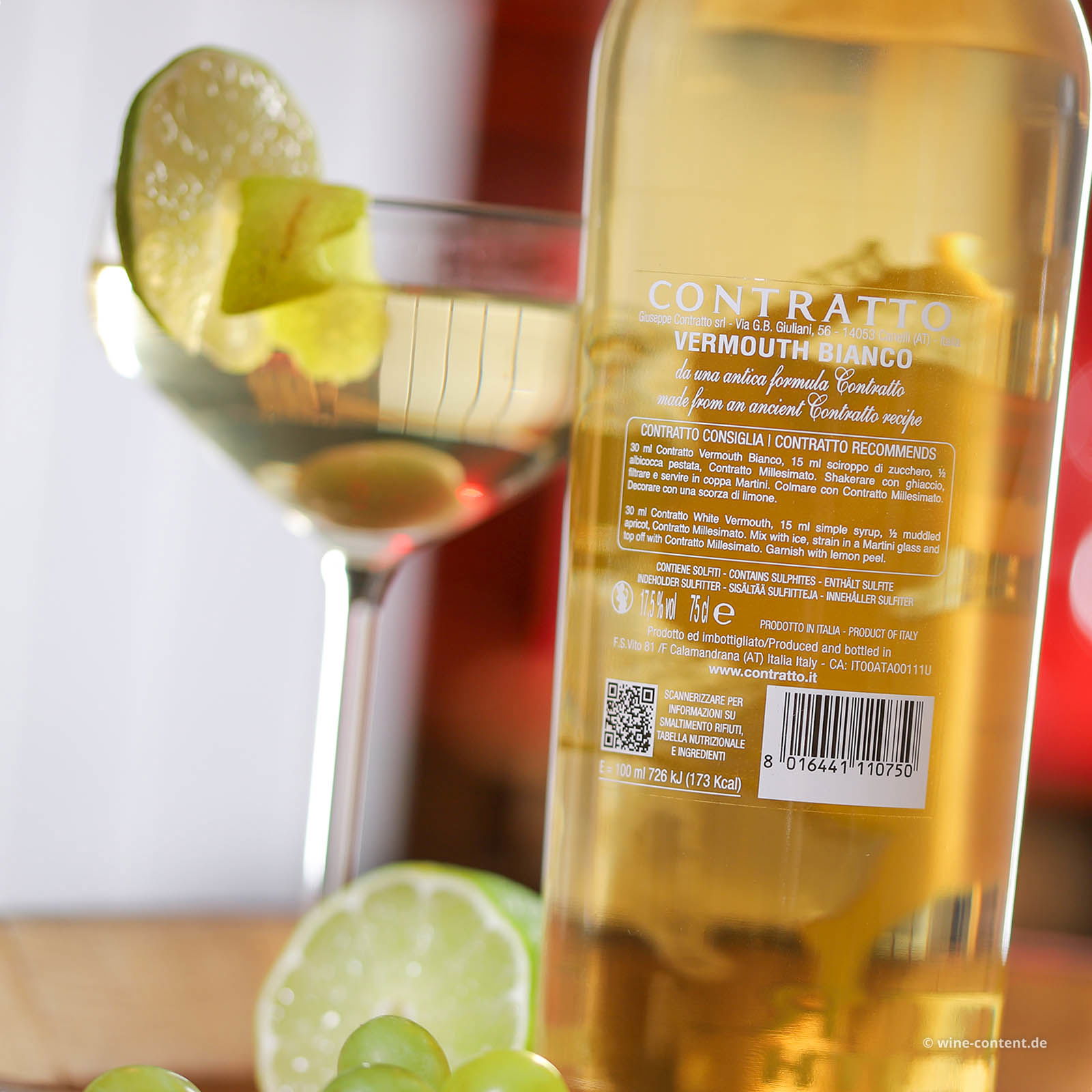 Contratto Vermouth Bianco Contratto Vermouth Bianco
