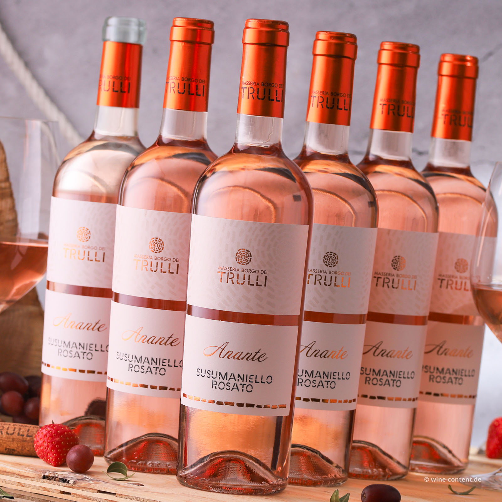 6er-Sparpaket Susumaniello Rosato 2025 Anante
