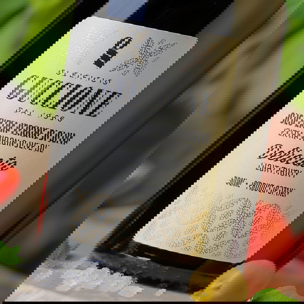 0,5 L Olivenöl Extra Vergine 2025 Fruttato Delicato