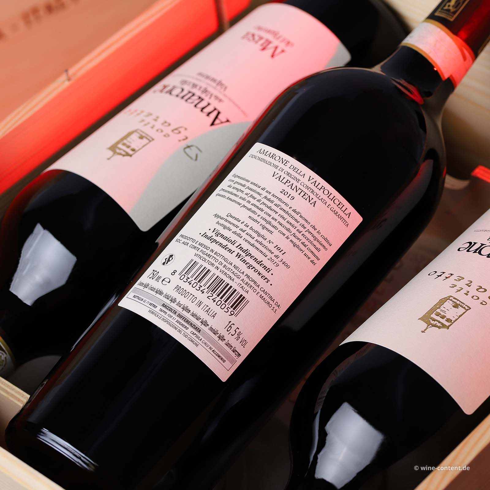 6er-Holzkiste Amarone Valpantena 2019 Musa del Figaretto