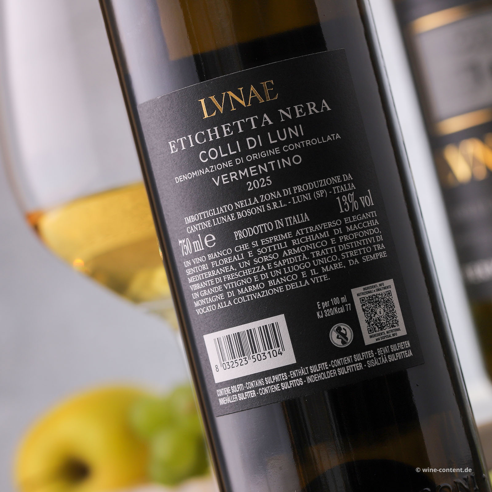 Vermentino Colli di Luni 2025 Etichetta Nera