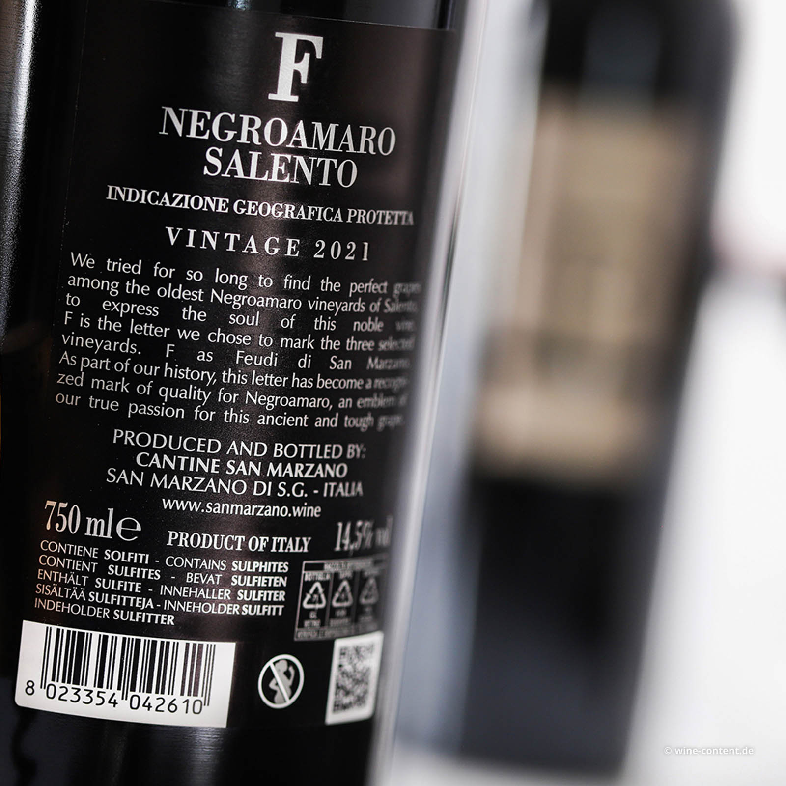 Negroamaro Salento 2021 F