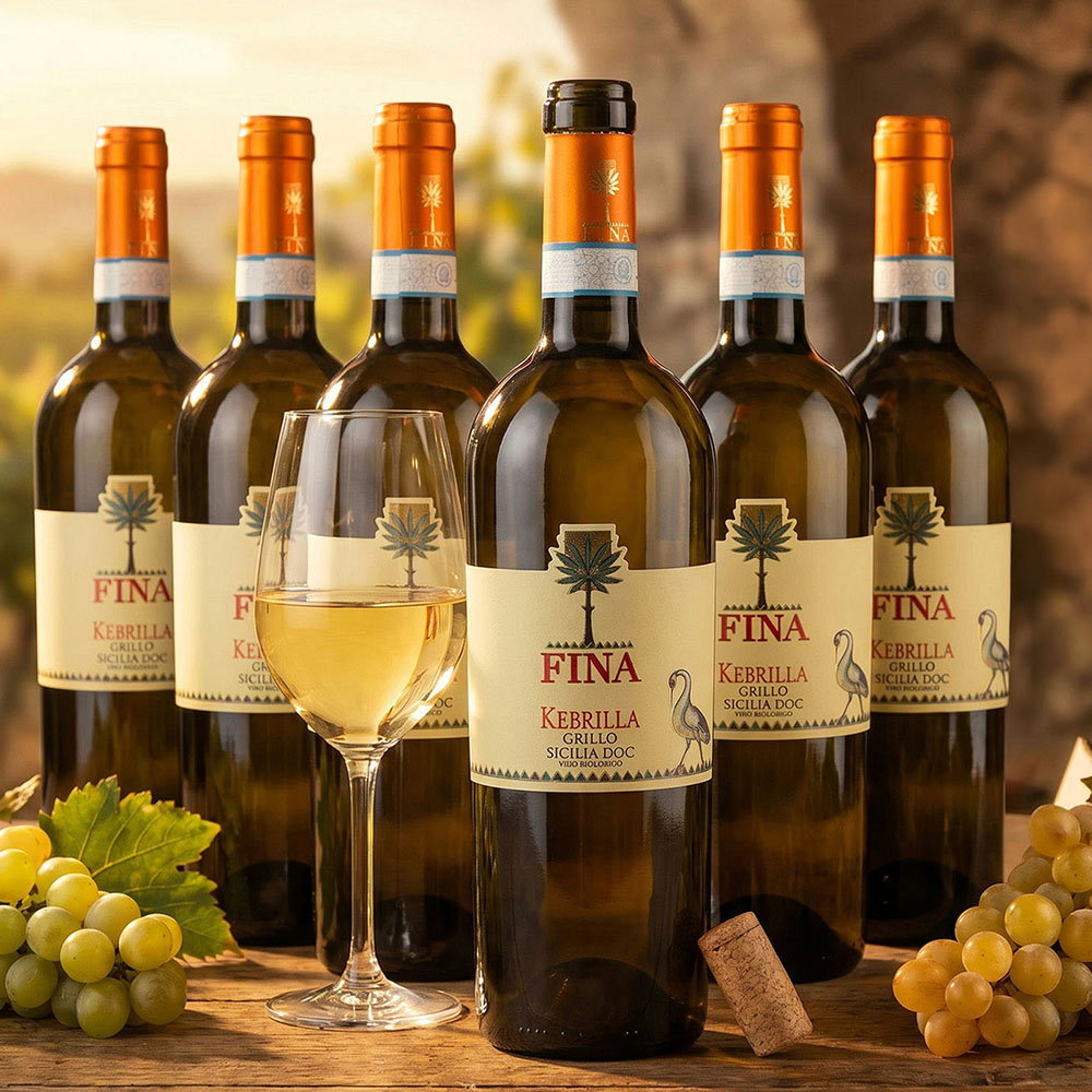 6er-Sparpaket Grillo Sicilia 2025 Kebrilla Bio