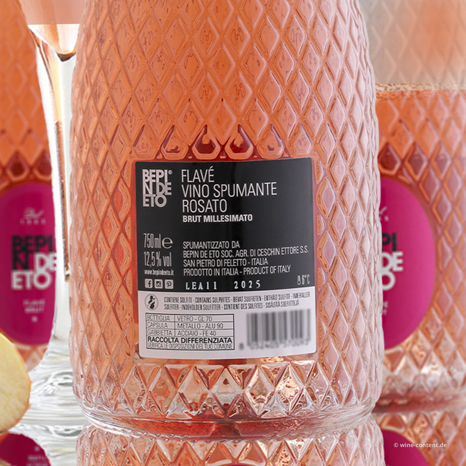 6er-Sparpaket Spumante Rosato 2025 Flavé Brut