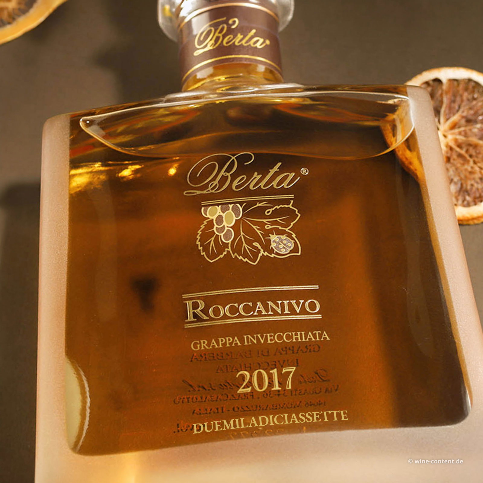 Grappa di Barbera Invecchiata 2017 Roccanivo