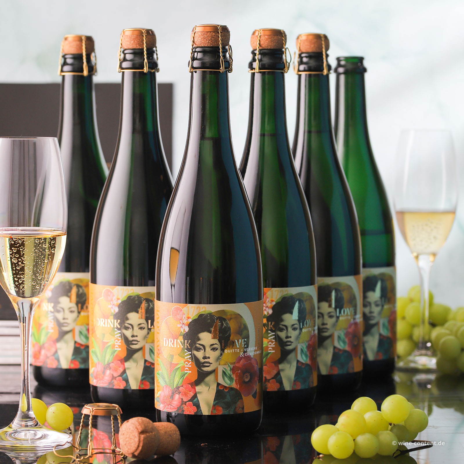 6er-Sparpaket Drink Pray Love Quitte, Verbene & Chardonnay