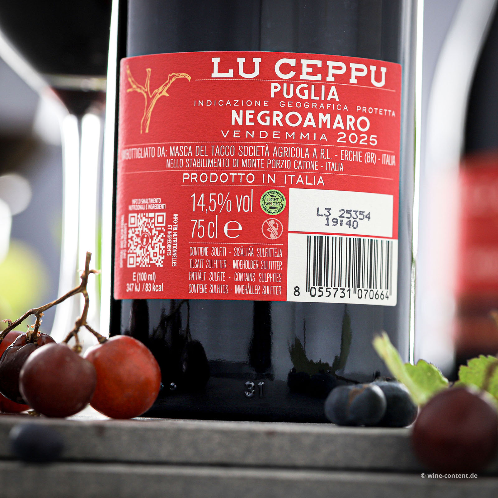 Negroamaro 2025 Lu Ceppu