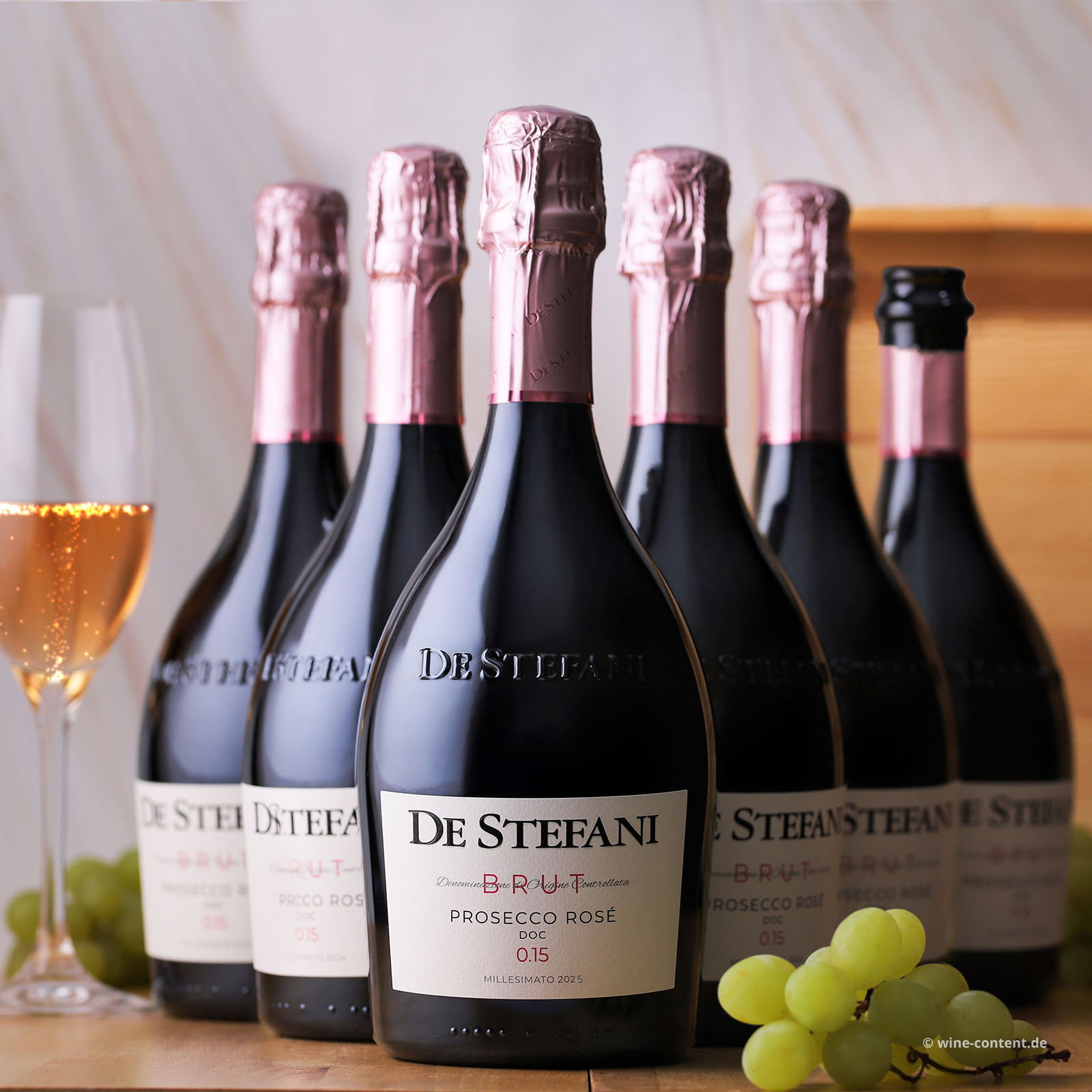 6er-Sparpaket Prosecco Rosé 2025 0.15 Brut