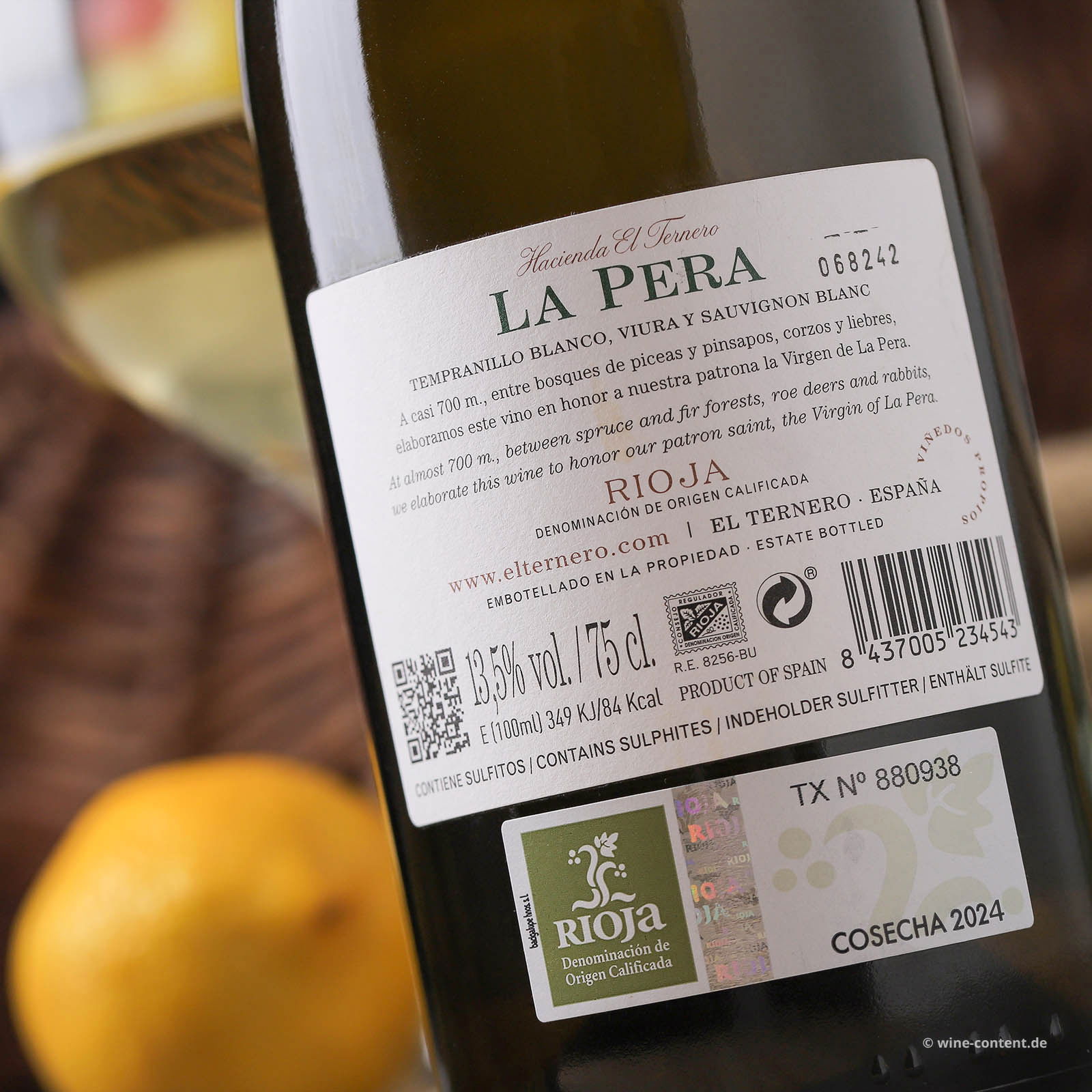 Rioja Blanco 2024 La Pera