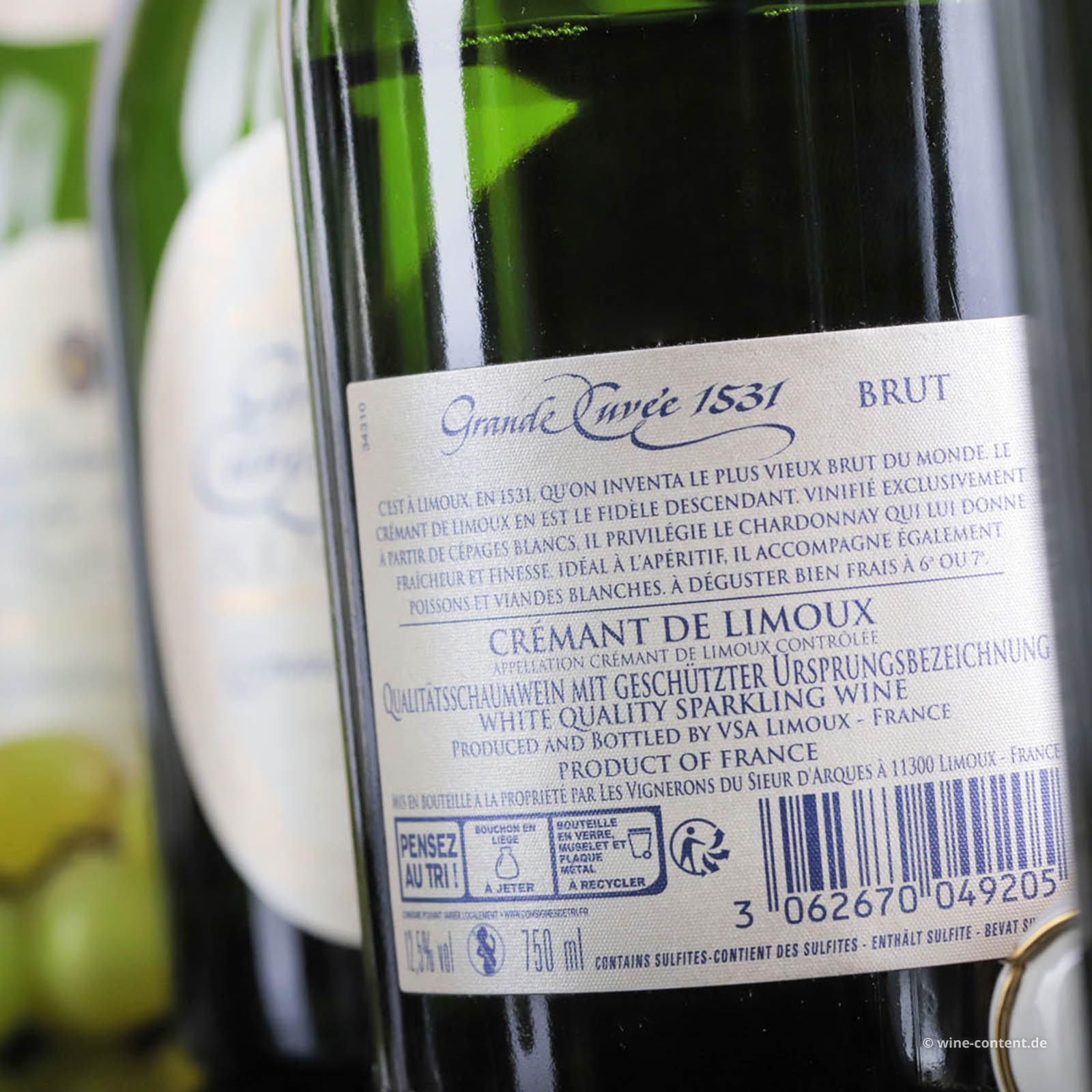 9er-Sparpaket Crémant de Limoux Grande Cuvée 1531 Brut