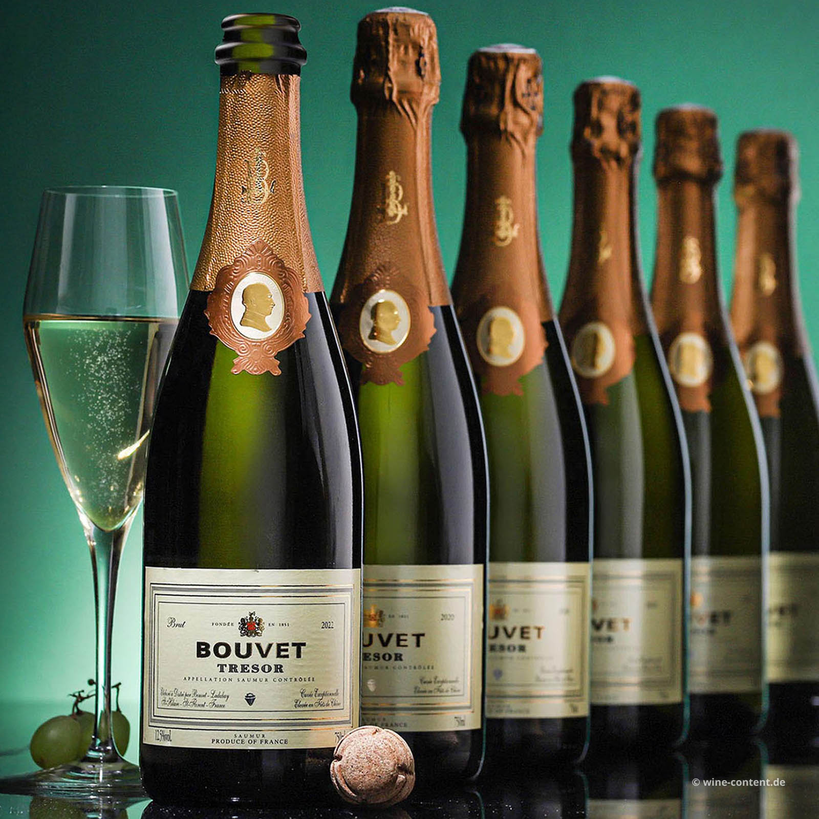 6er-Sparpaket Crémant Saumur Blanc 2022 Trésor Brut