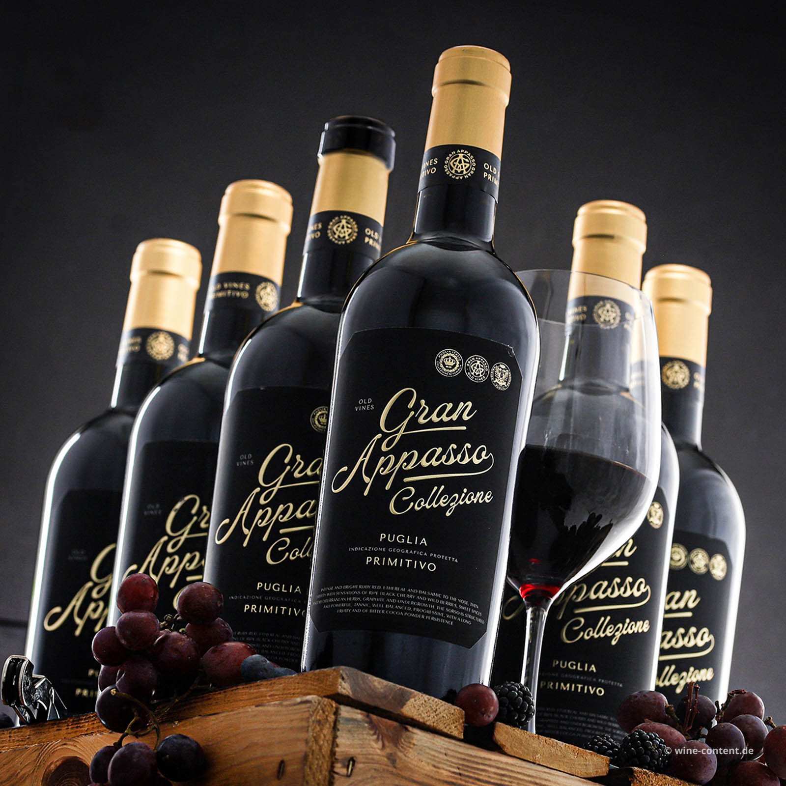 6er-Sparpaket Primitivo 2024 Gran Appasso Collezione