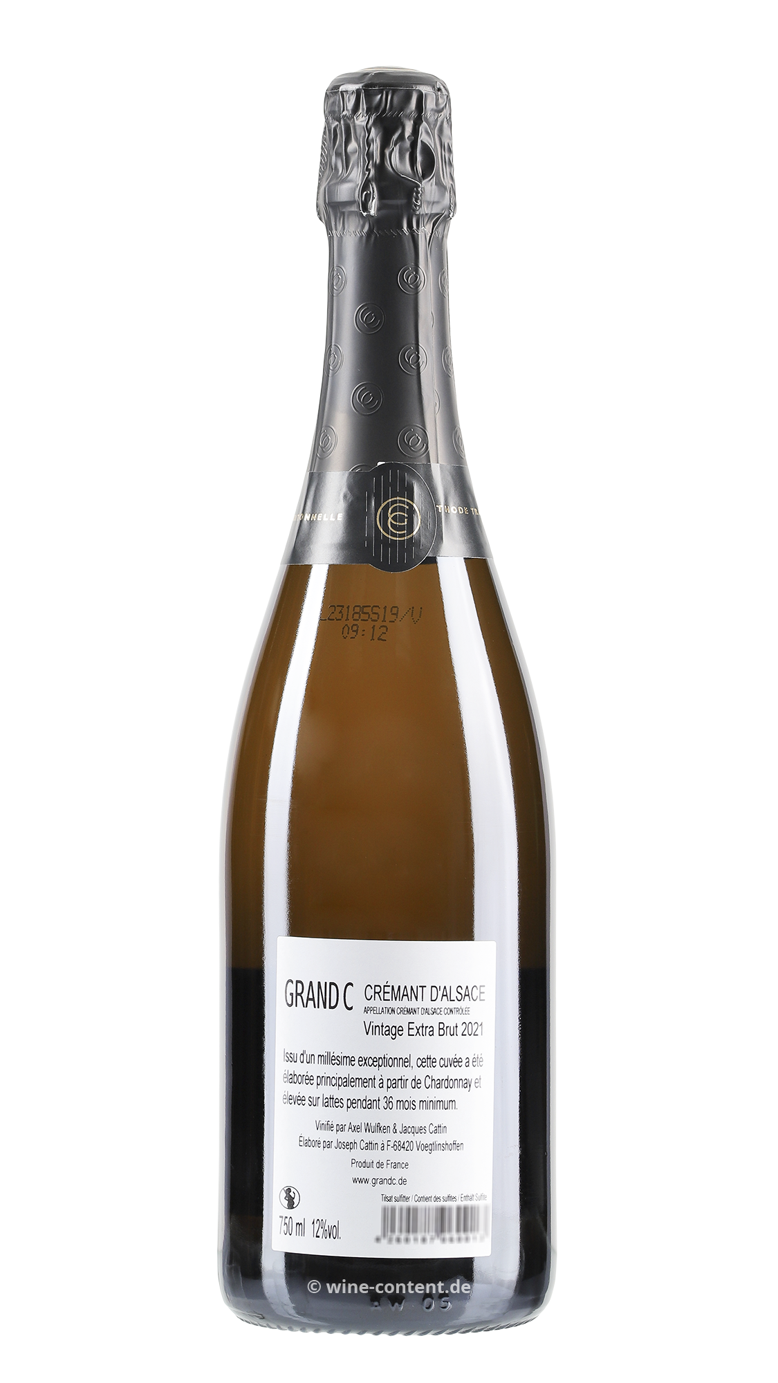 Crémant d'Alsace Chardonnay 2021 Extra Brut