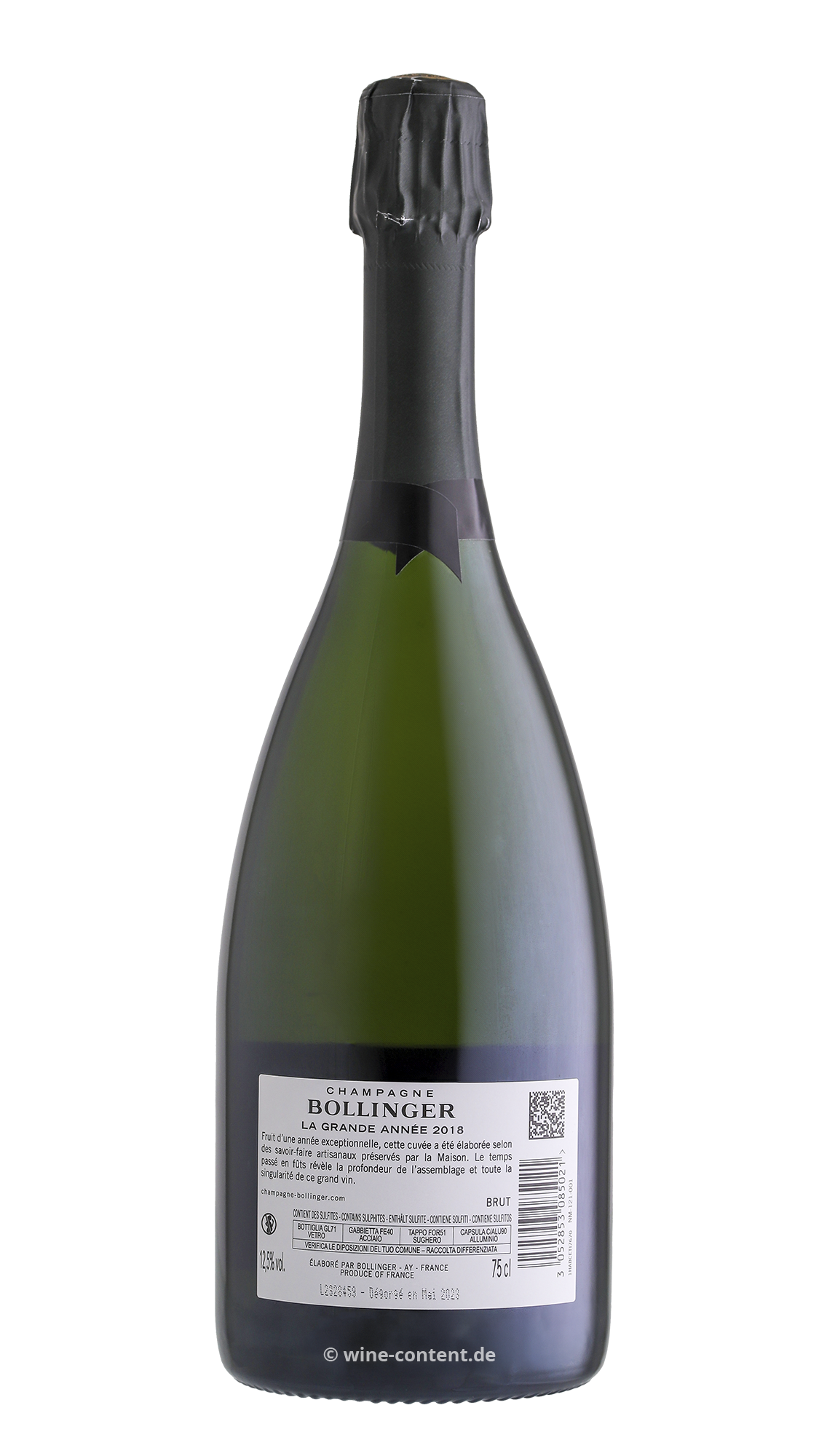 3er-Sparpaket Champagner 2018 La Grande Année Brut