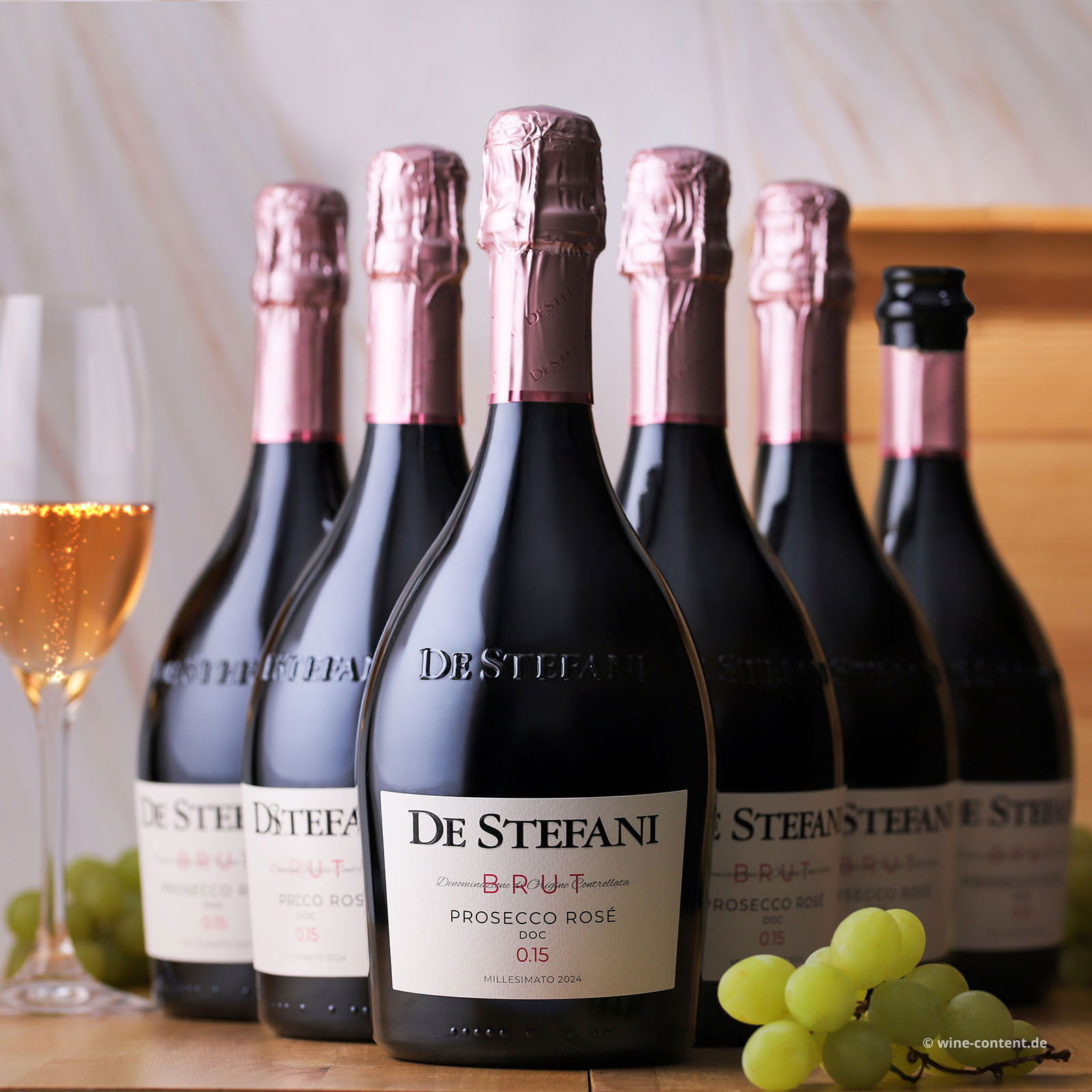 6er-Sparpaket Prosecco Rosé 2024 0.15 Brut 6er-Sparpaket Prosecco Rosé 2024 0.15 Brut