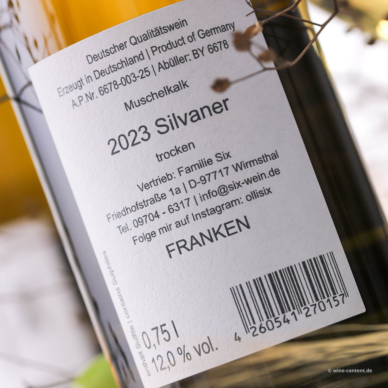 Silvaner 2023 Late Release