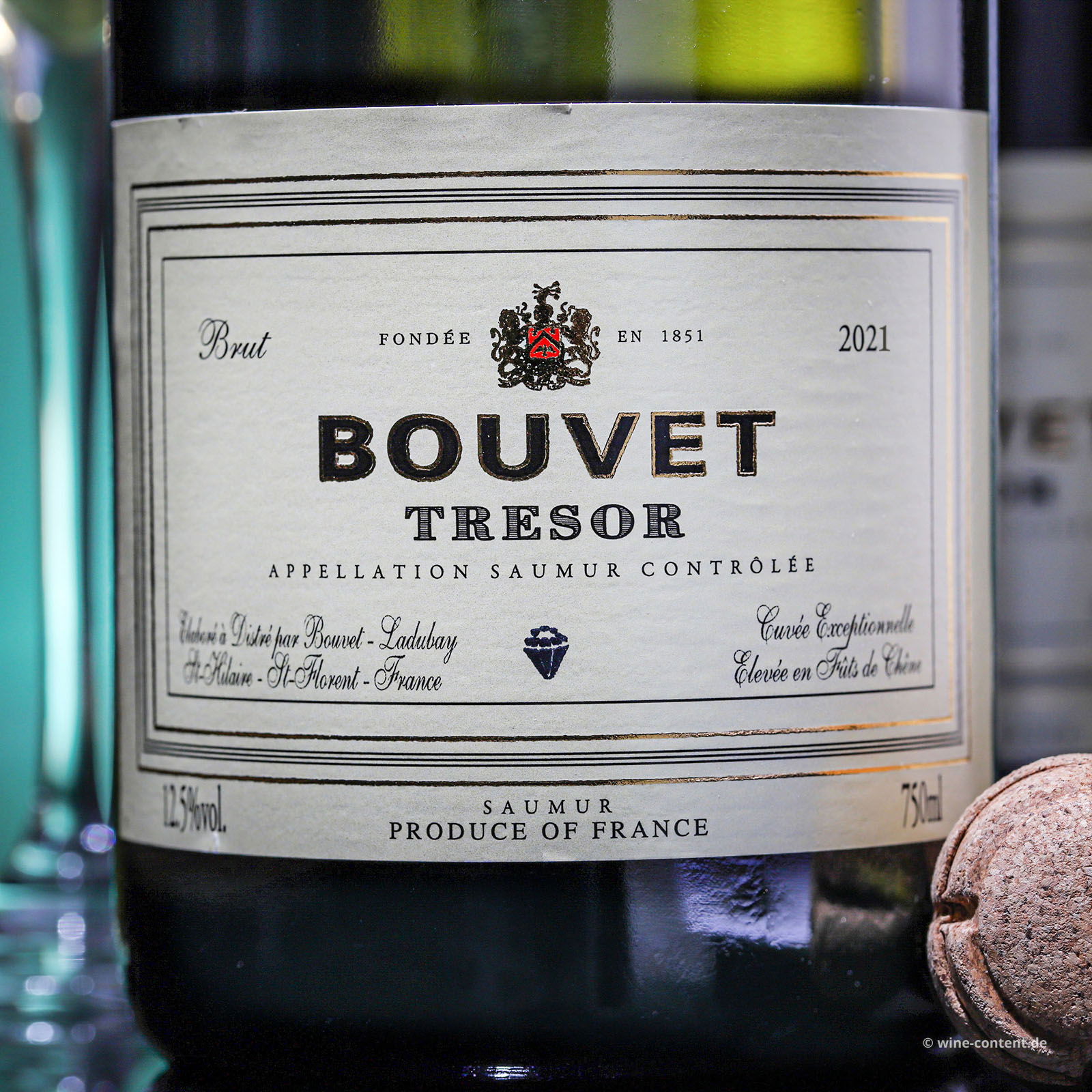 6er-Sparpaket Crémant Saumur Blanc 2021 Trésor Brut