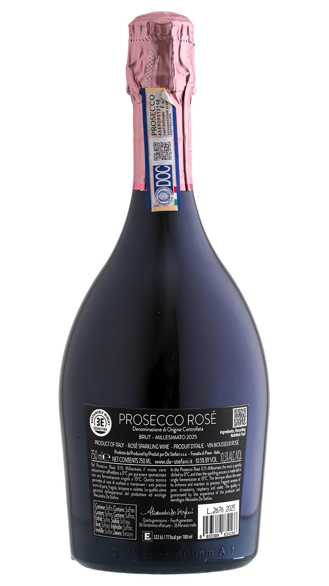 6er-Sparpaket Prosecco Rosé 2025 0.15 Brut