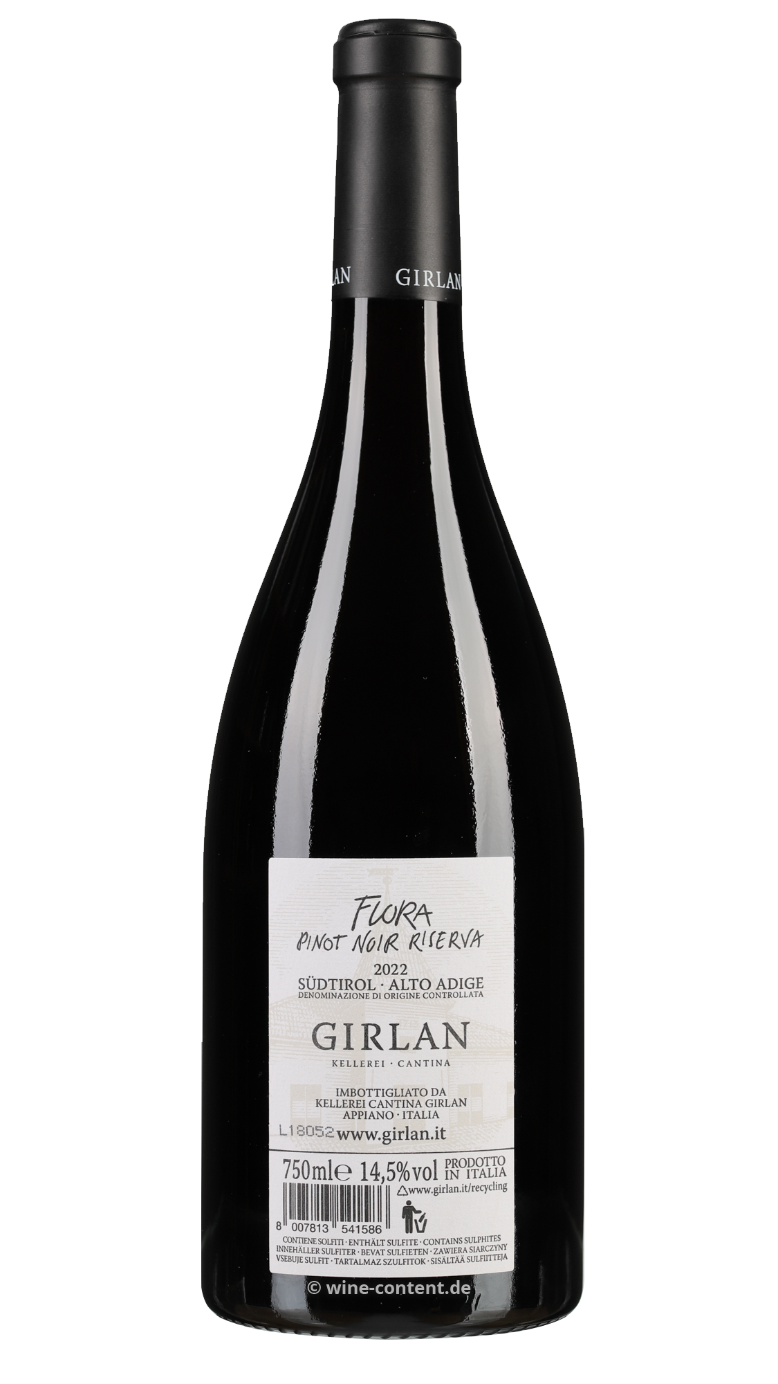 Pinot Noir Riserva 2022 Flora
