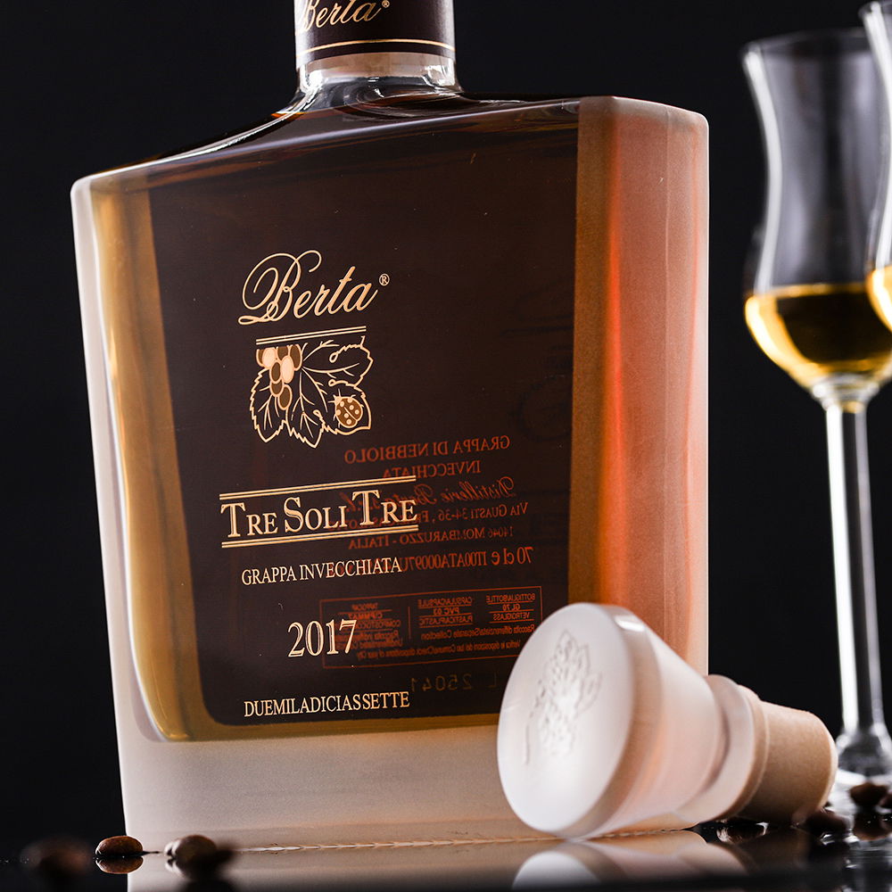 Grappa Tre Soli Tre 2017 (Nebbiolo) Grappa Tre Soli Tre 2017 (Nebbiolo)