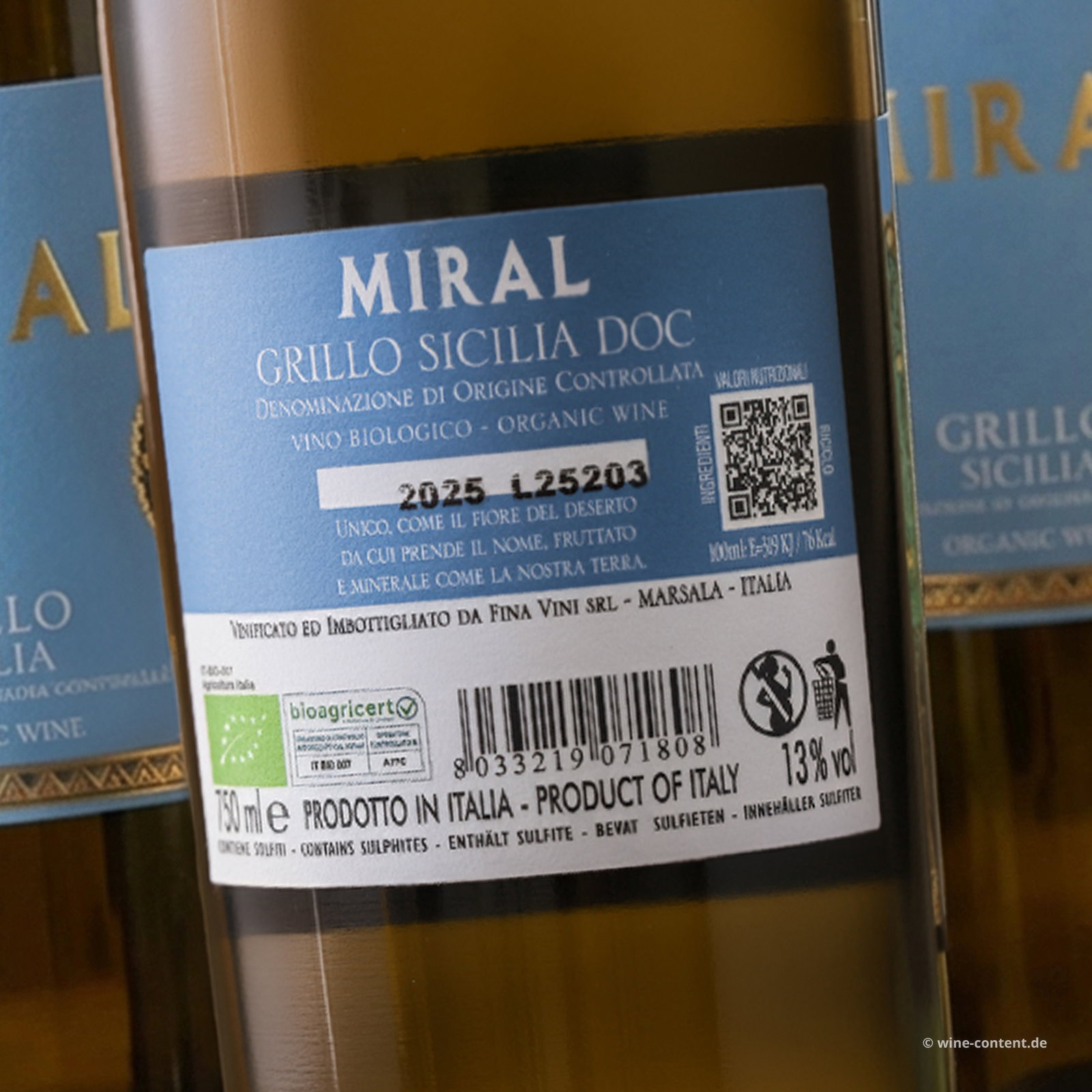 6er-Sparpaket Grillo Sicilia 2025 Miral Bio