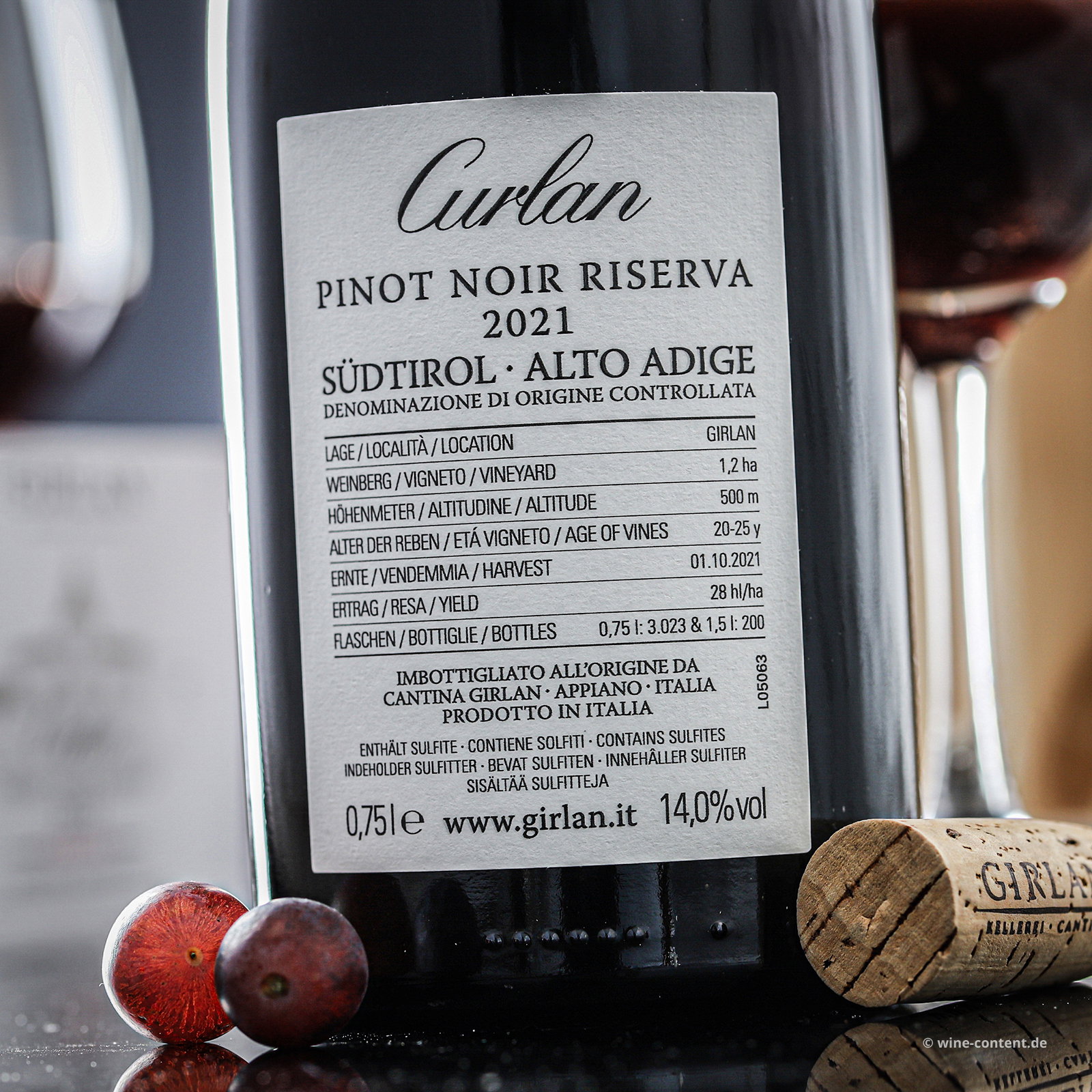 Pinot Noir Riserva 2021 Curlan