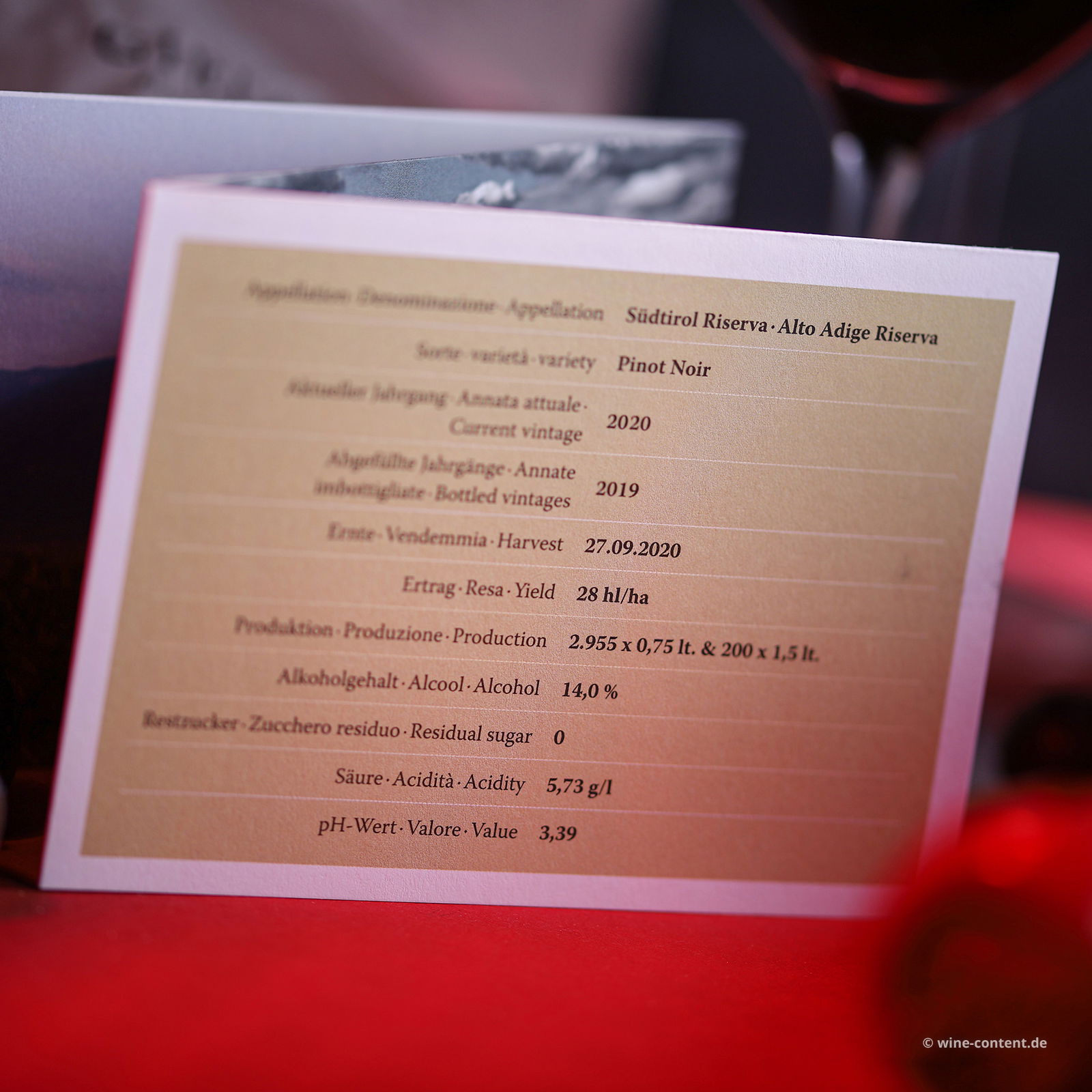 3er-Paket Pinot Noir Riserva 2020 Curlan