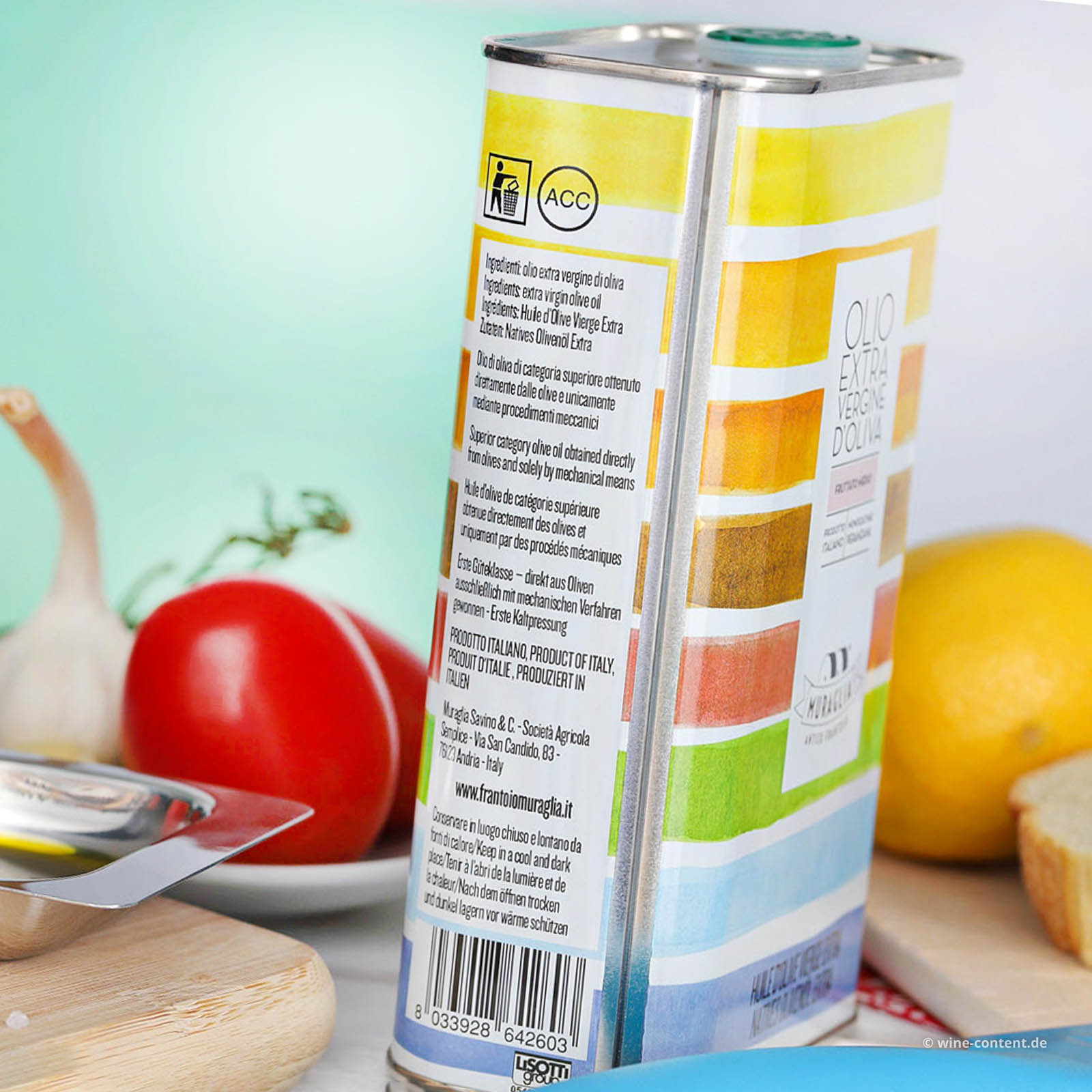 1 L Olivenöl Extra Vergine 2024 Fruttato Medio Kanister 1 L Olivenöl Extra Vergine 2024 Fruttato Medio Kanister