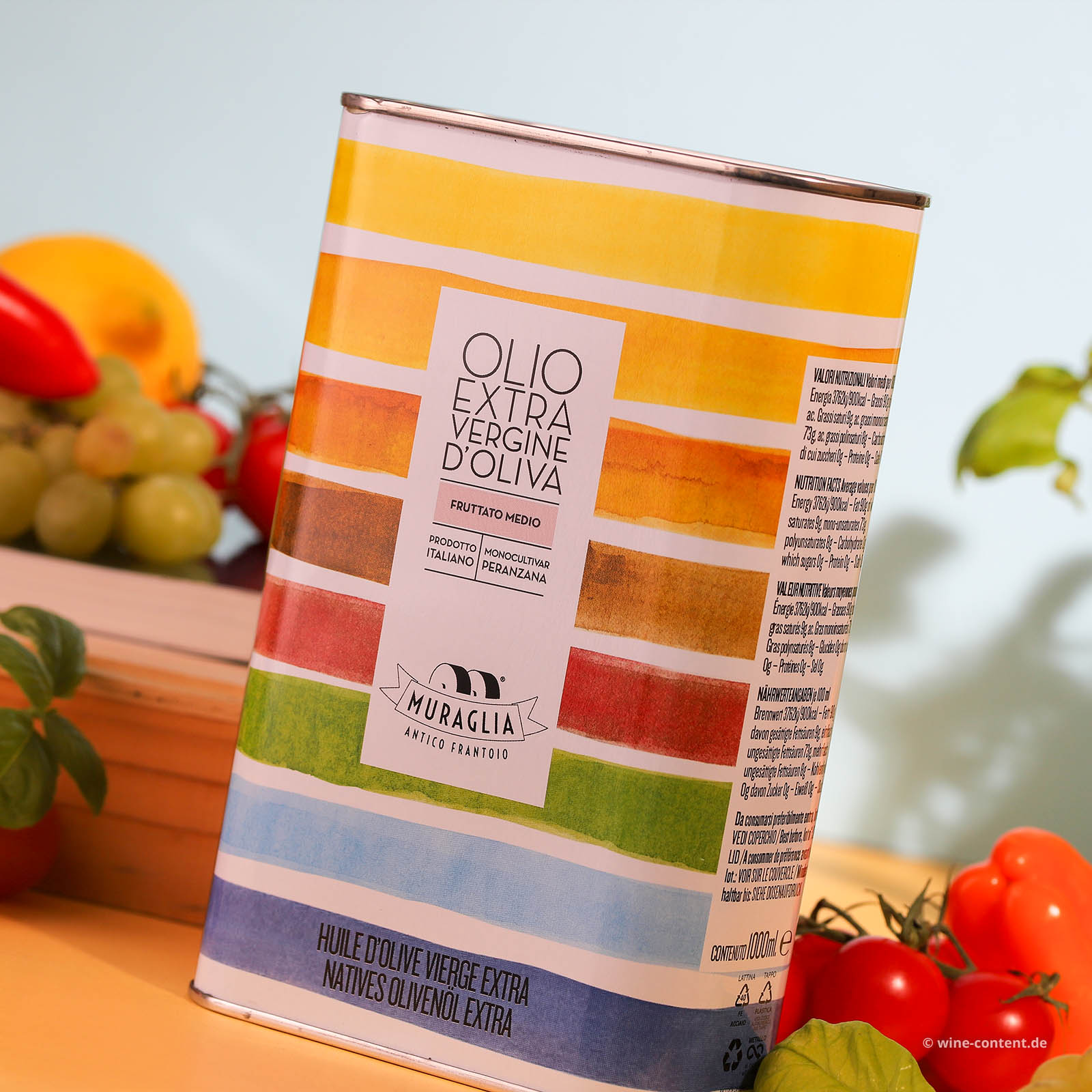 1 L Olivenöl Extra Vergine 2025 Fruttato Medio Kanister