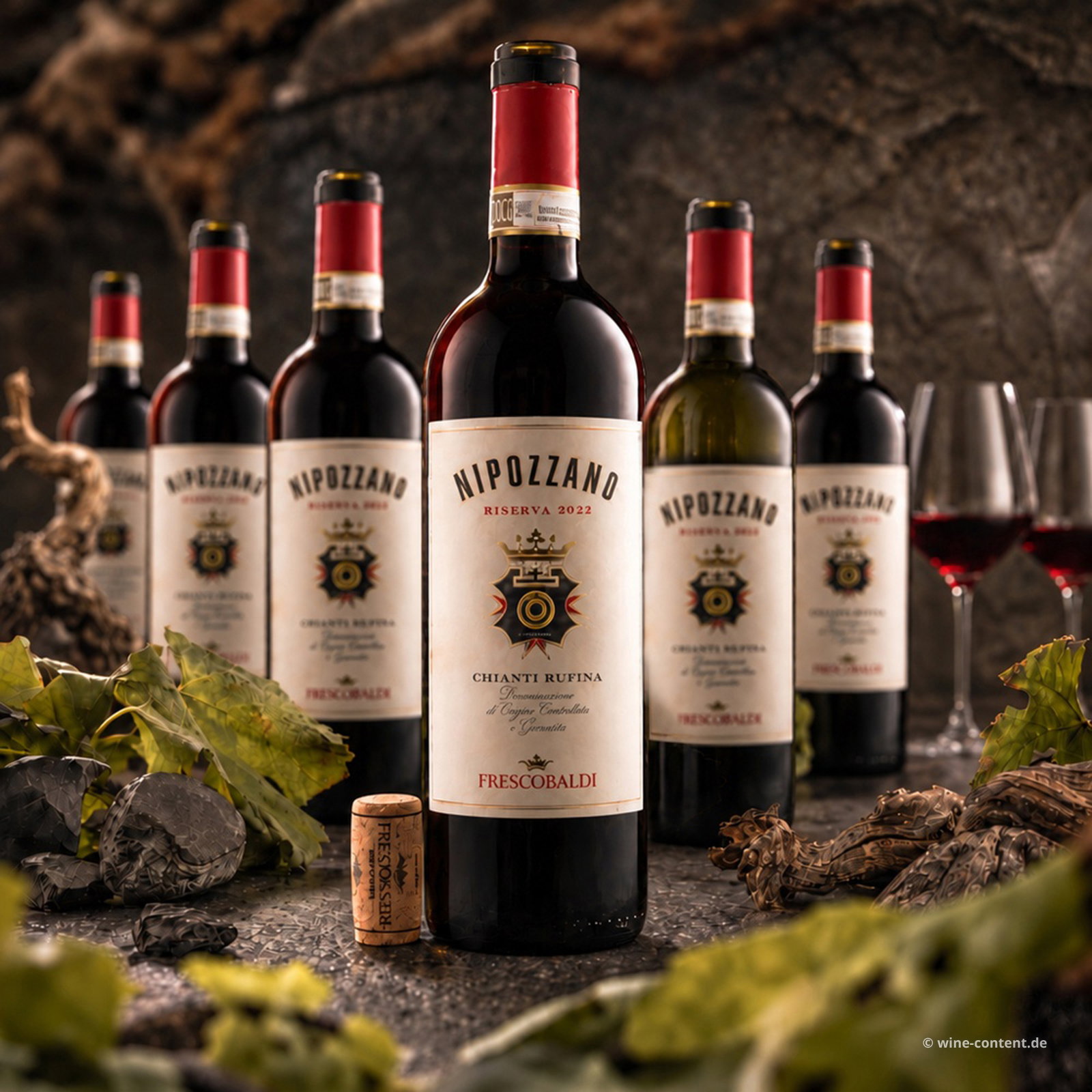 6er-Sparpaket Chianti Rufina Riserva 2022 Nipozzano