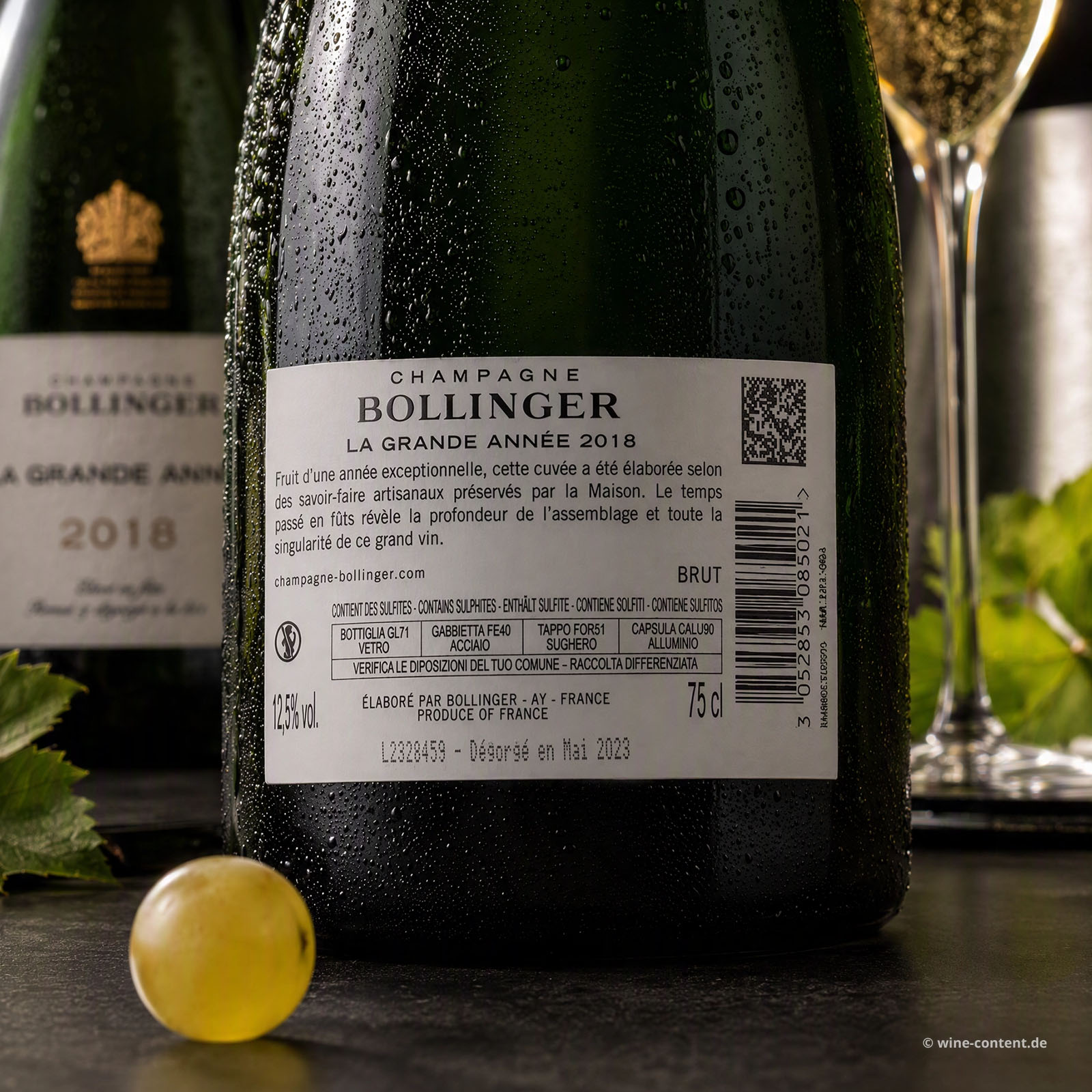 3er-Sparpaket Champagner 2018 La Grande Année Brut