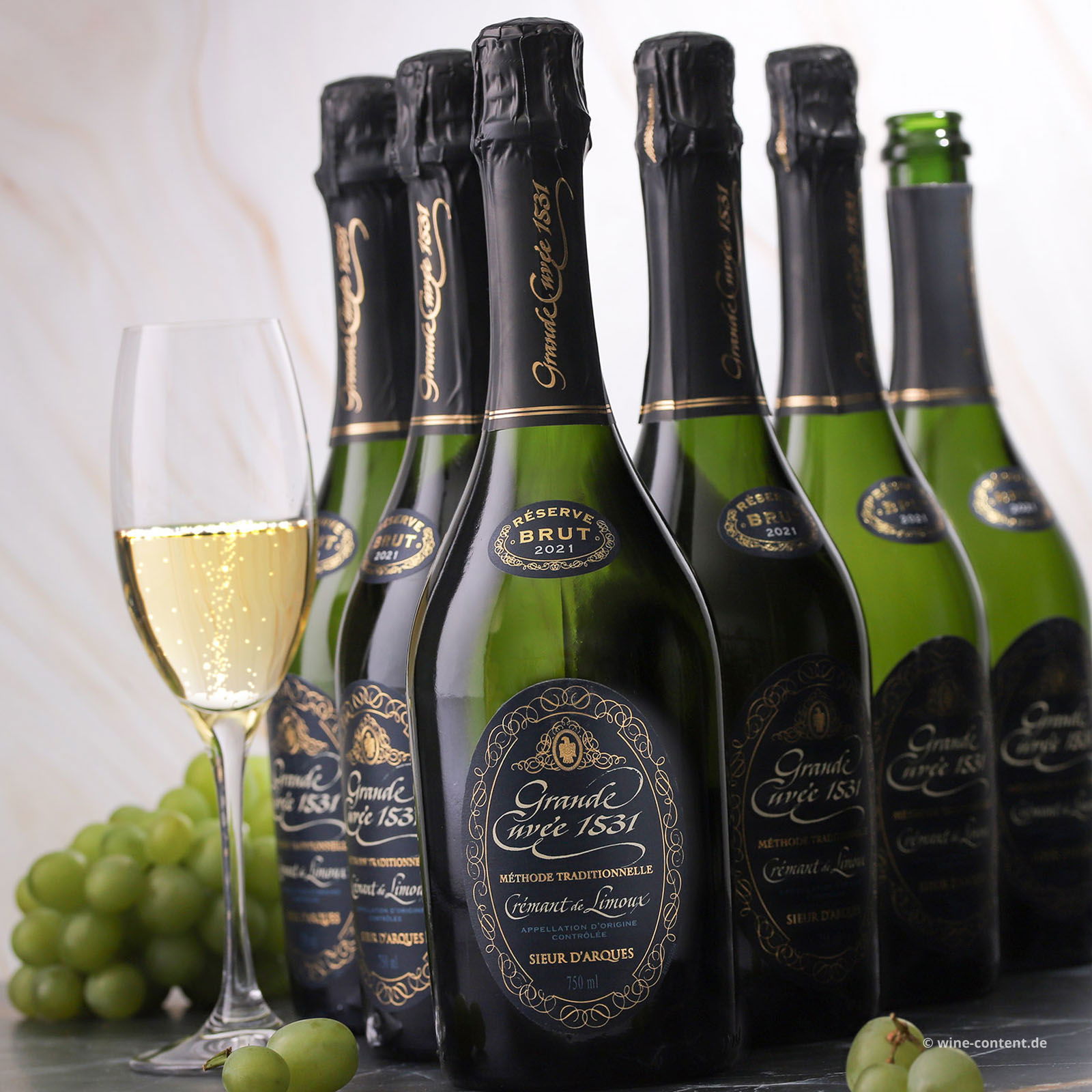 6er-Sparpaket Crémant de Limoux Réserve 2021 Grande Cuvée 1531 Brut 6er-Sparpaket Crémant de Limoux Réserve 2021 Grande Cuvée 1531 Brut