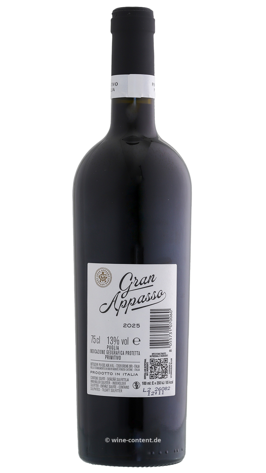6er-Sparpaket Primitivo 2025 Gran Appasso