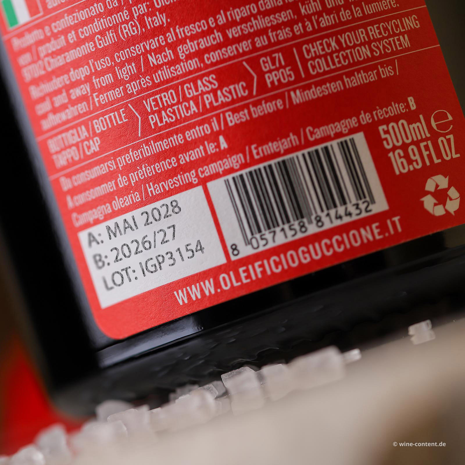 0,5 L Olivenöl Extra Vergine Sicilia 2026