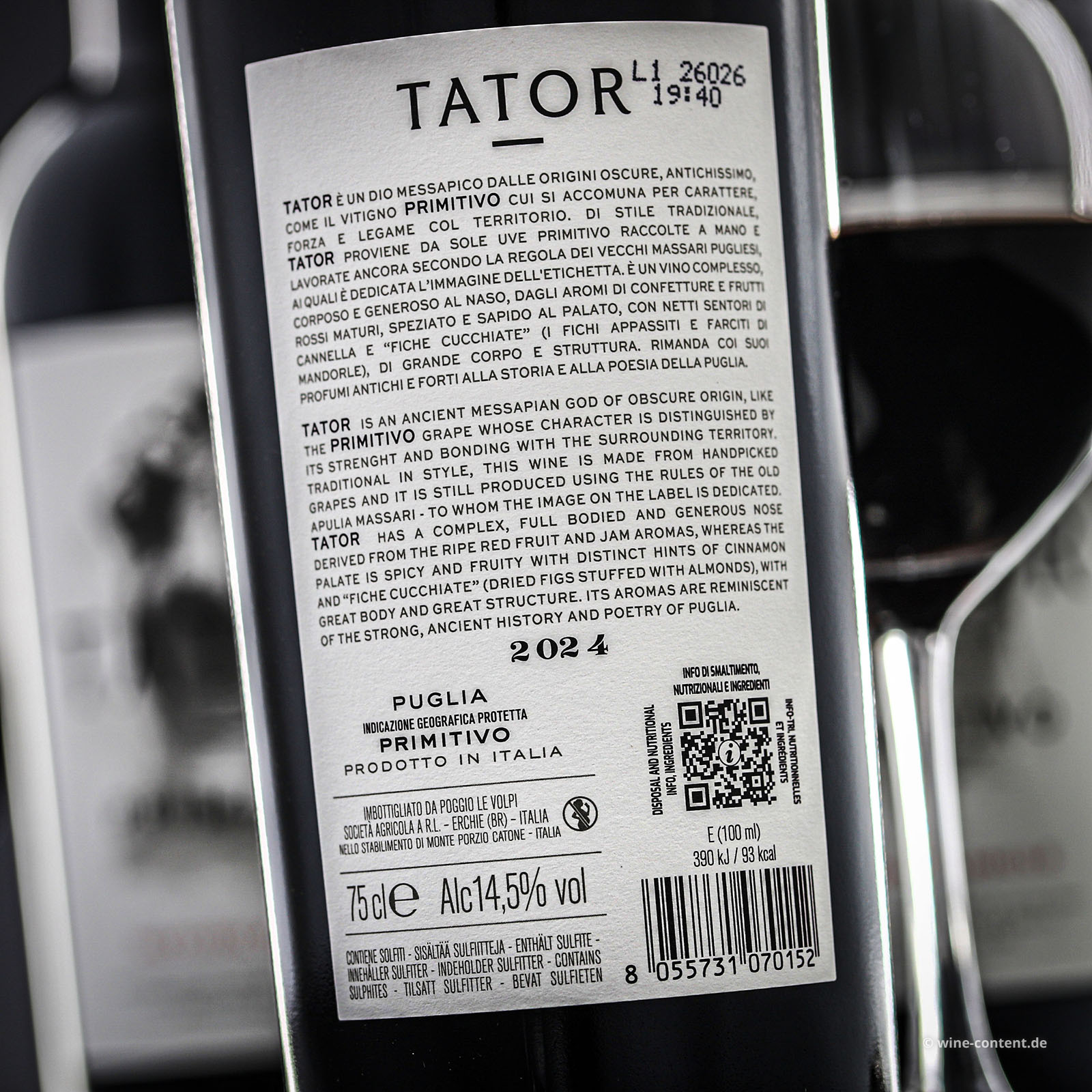 6er-Sparpaket Primitivo 2024 Tator