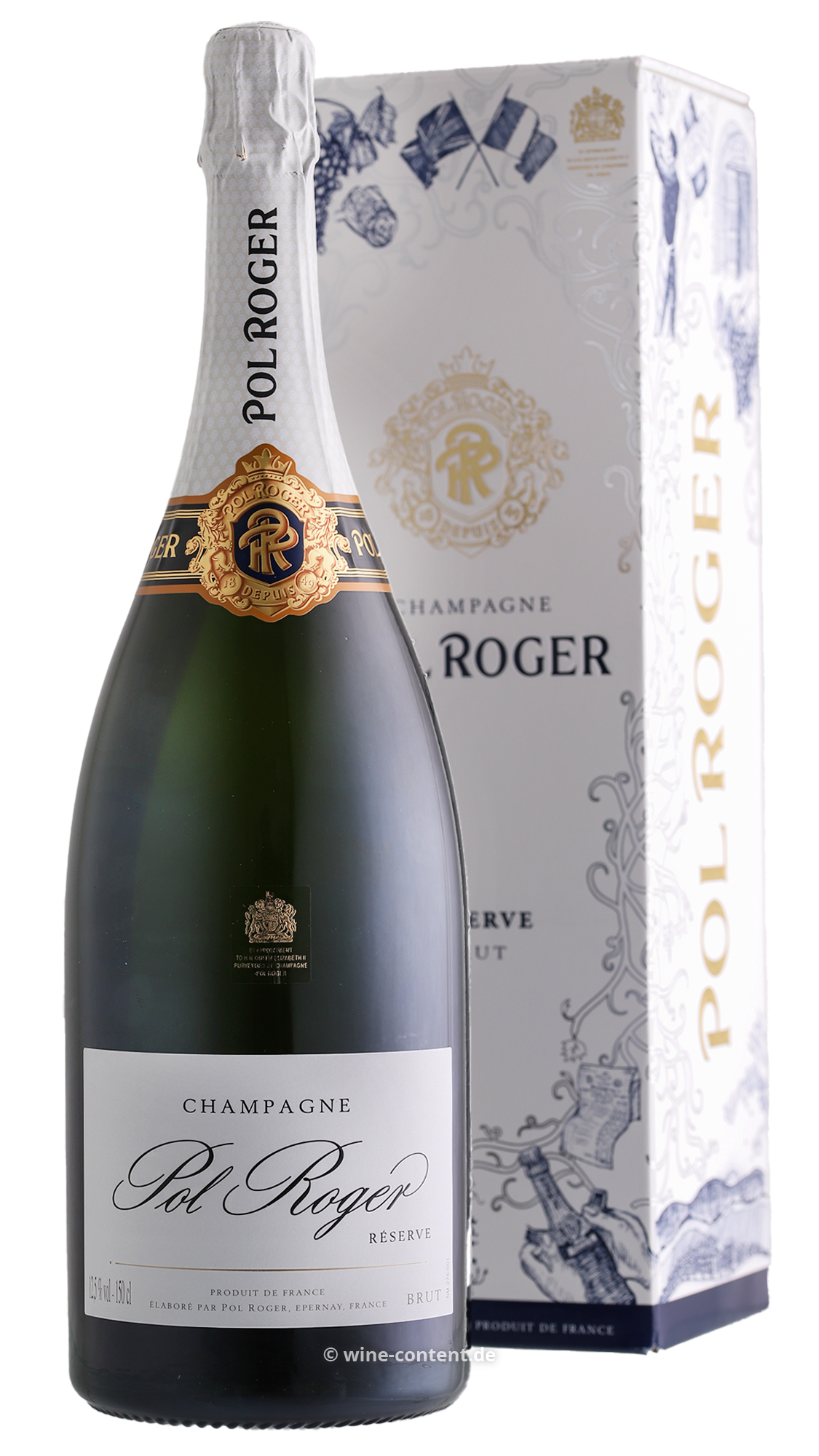 3er-Paket Champagner Réserve Brut Magnum