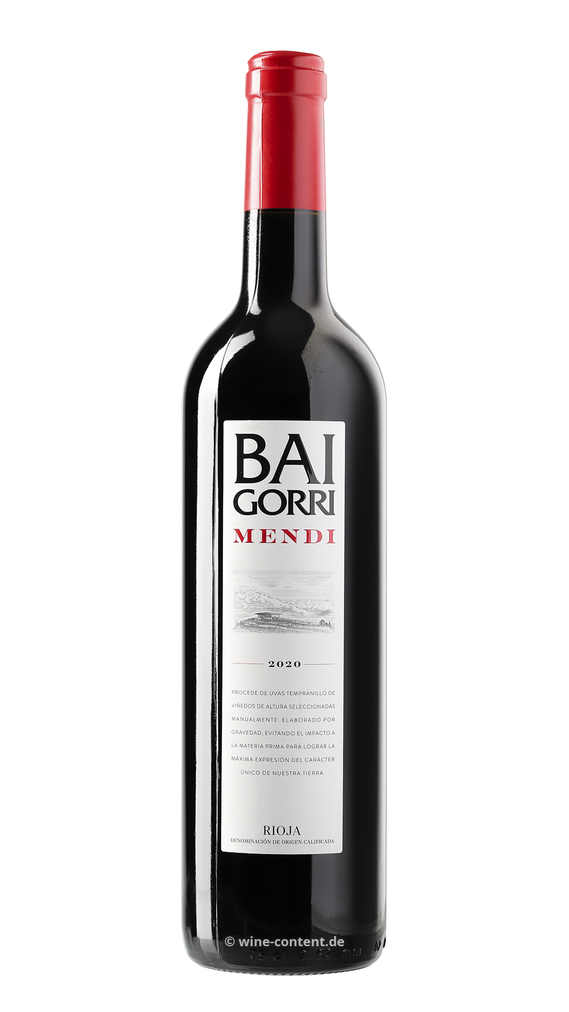 Rioja Crianza 2020 Mendi