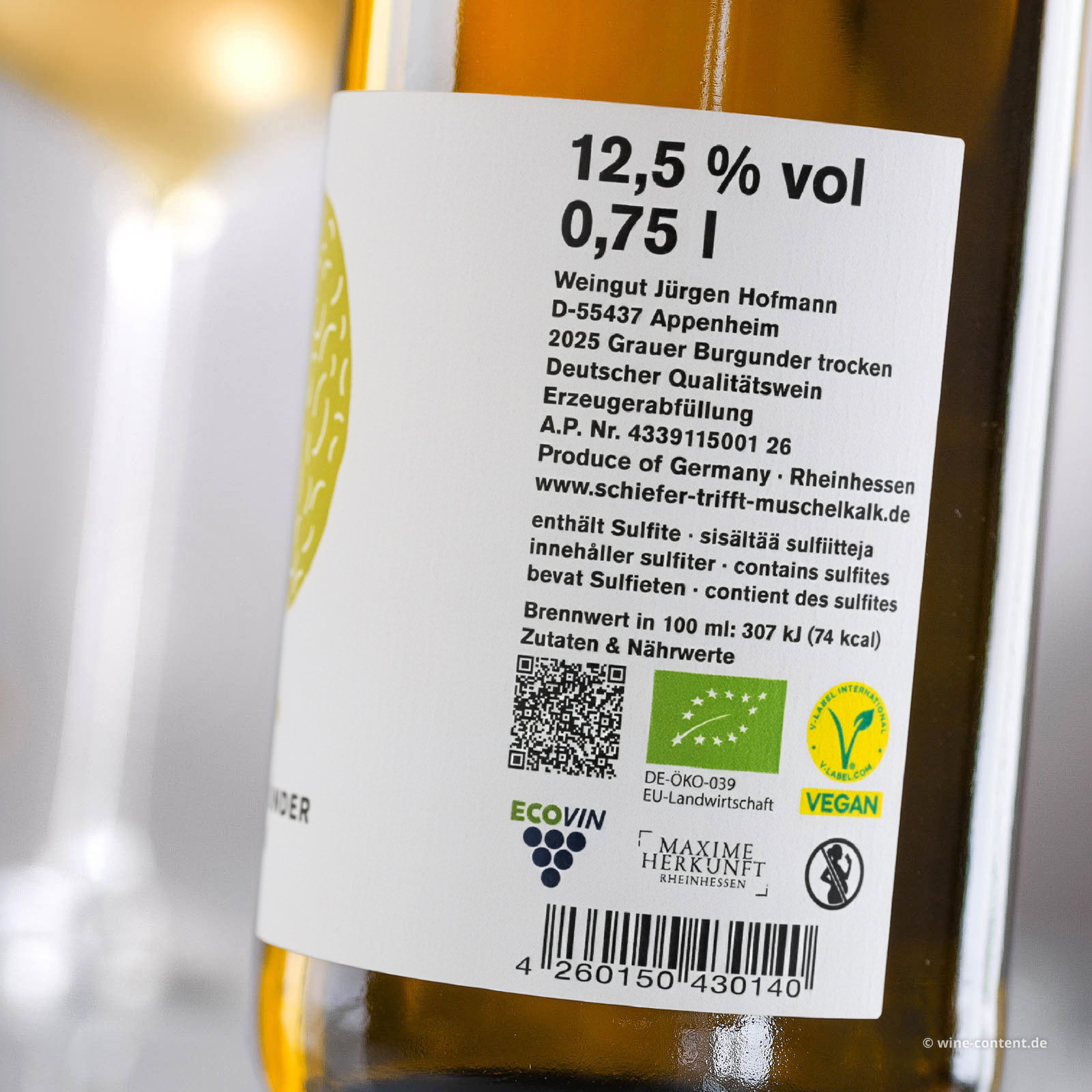 Grauer Burgunder 2025 Kussmund Bio