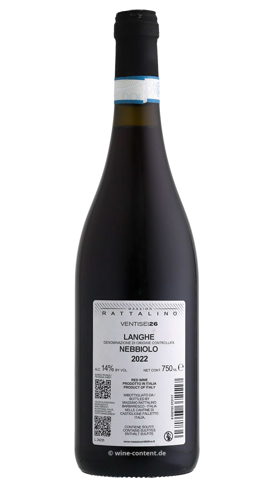 Nebbiolo Langhe 2022 Ventisei26