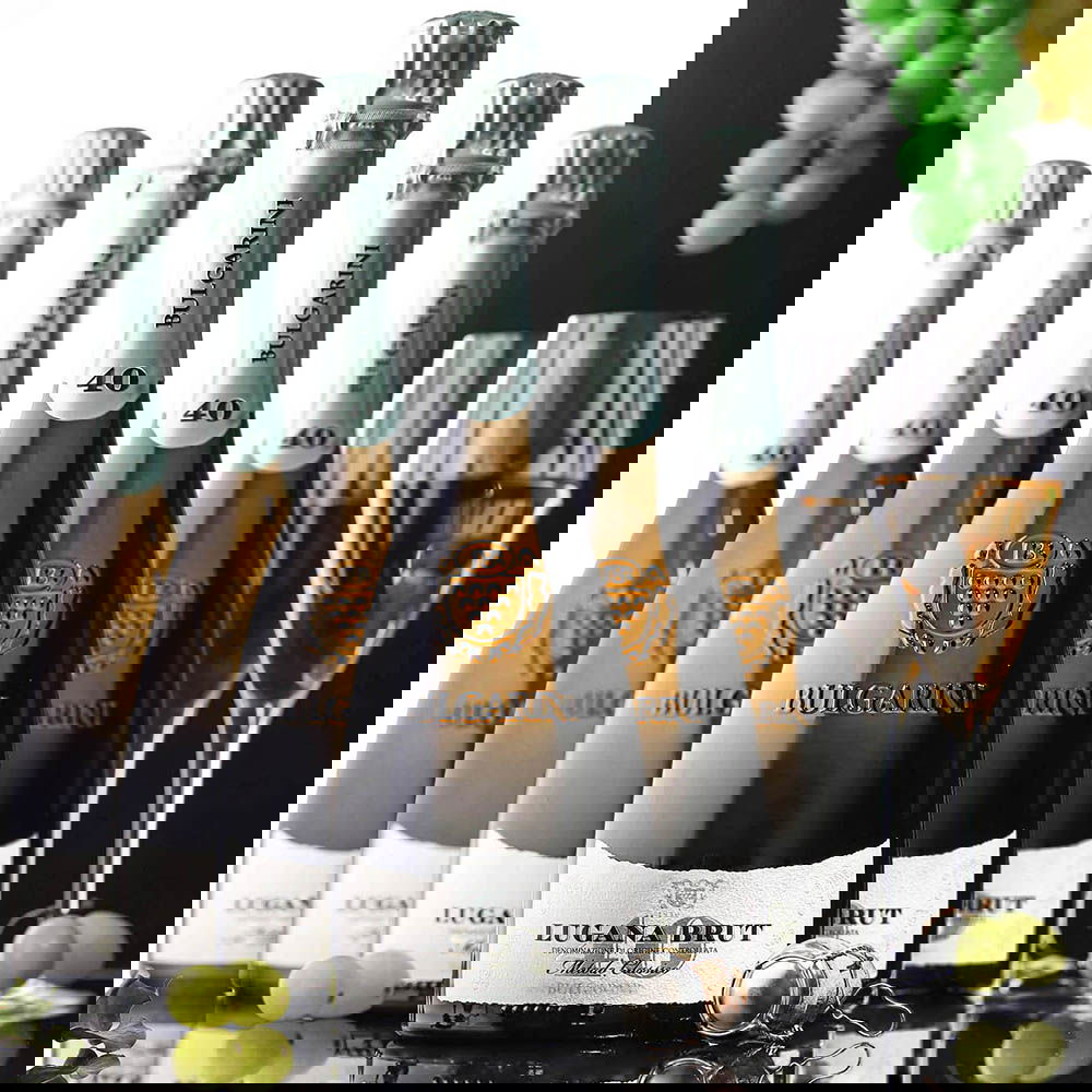 6er-Sparpaket Lugana Spumante 2018 40 mesi Brut